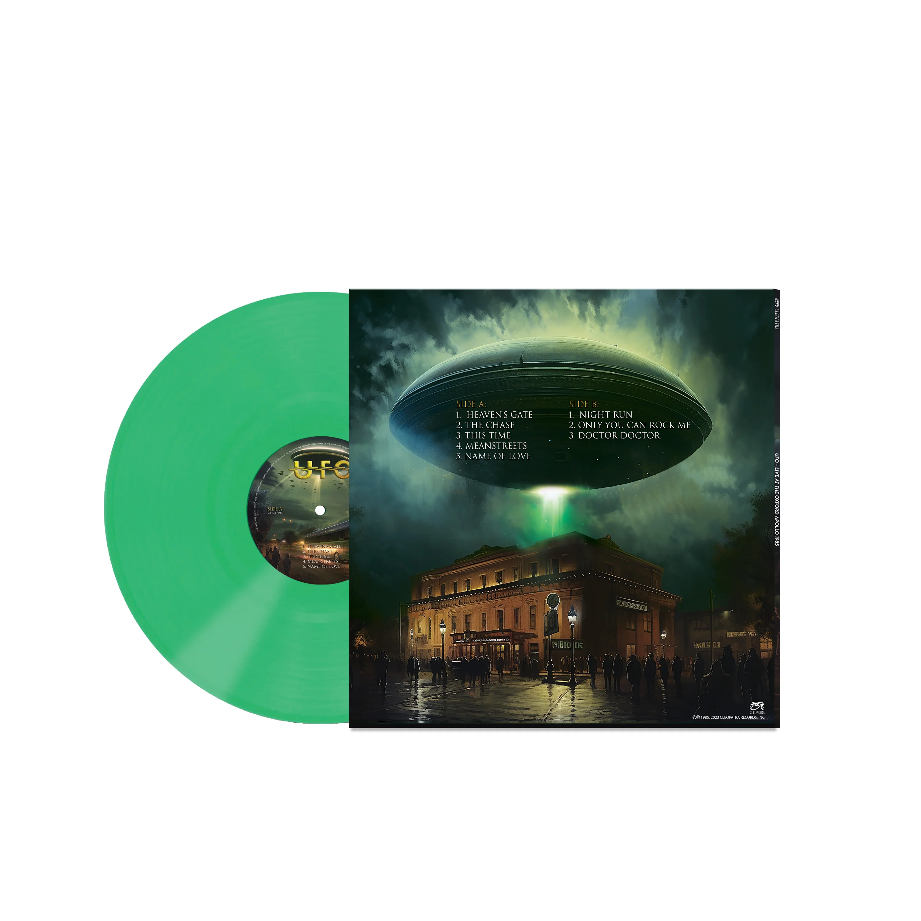 UFO - Live At The Oxford Apollo 1985 (Green Vinyl) - Image 2