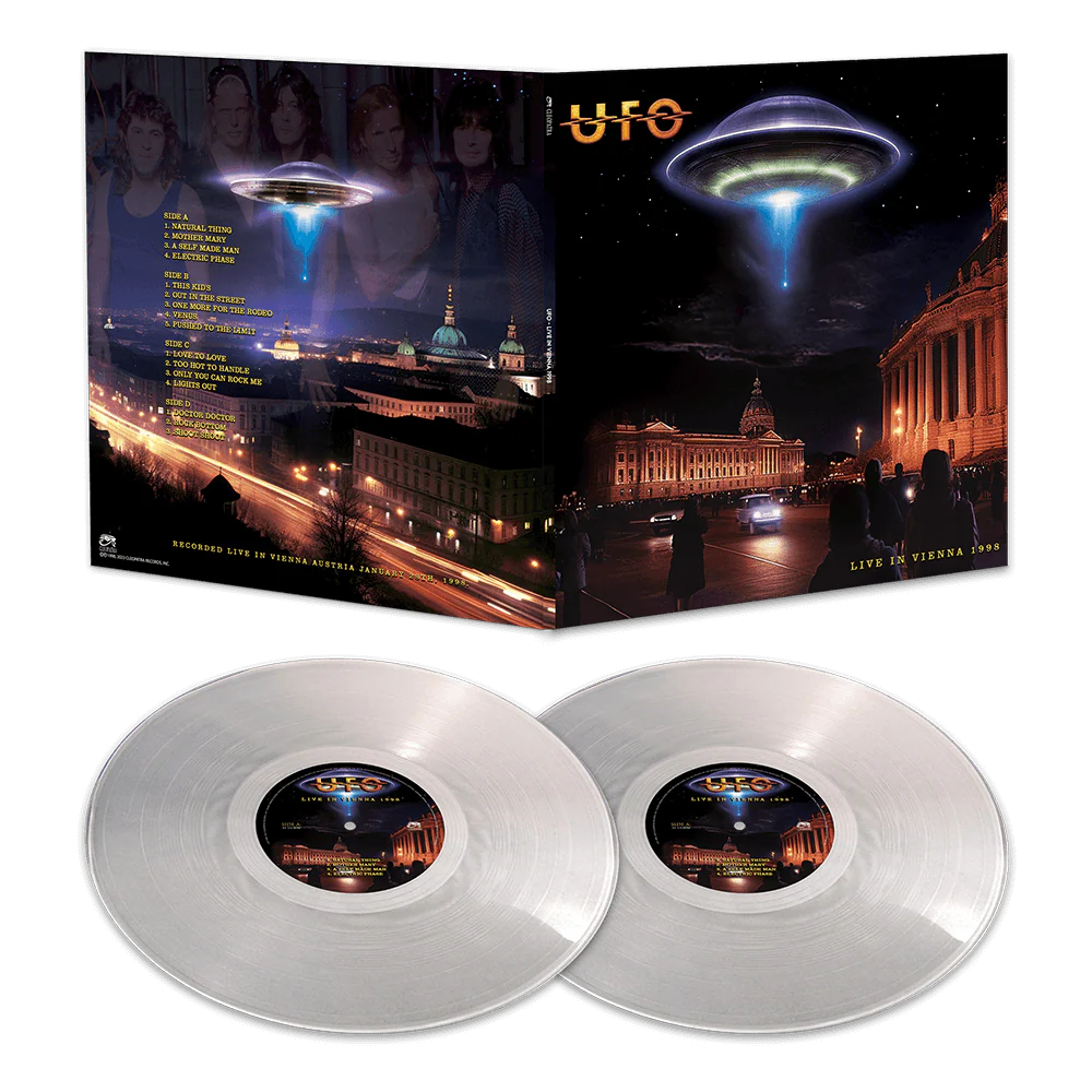 UFO - Live In Vienna 1998 (Silver Double Vinyl) - Image 2