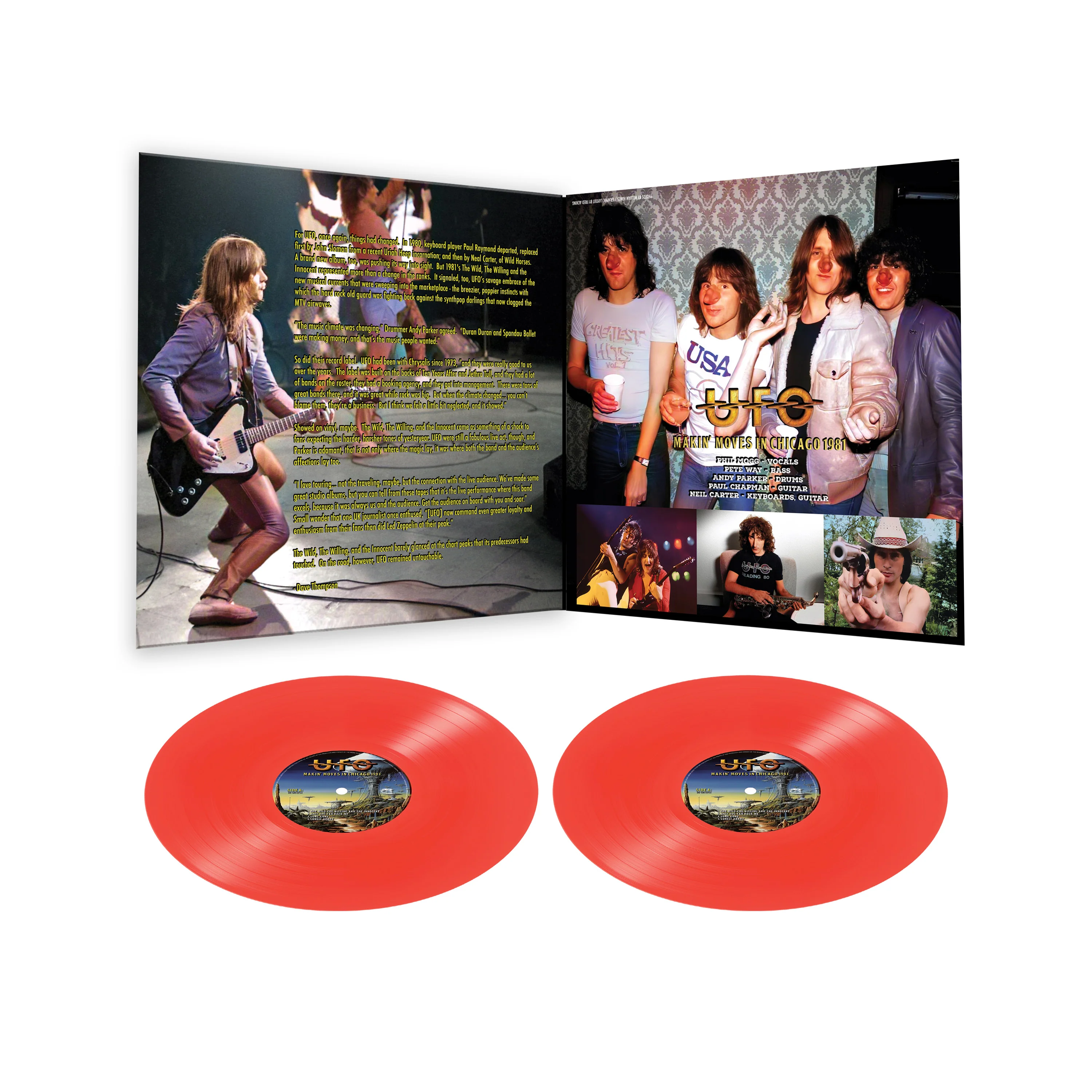 UFO - Makin' Moves In Chicago 1981 (Red Double Vinyl) - Image 2