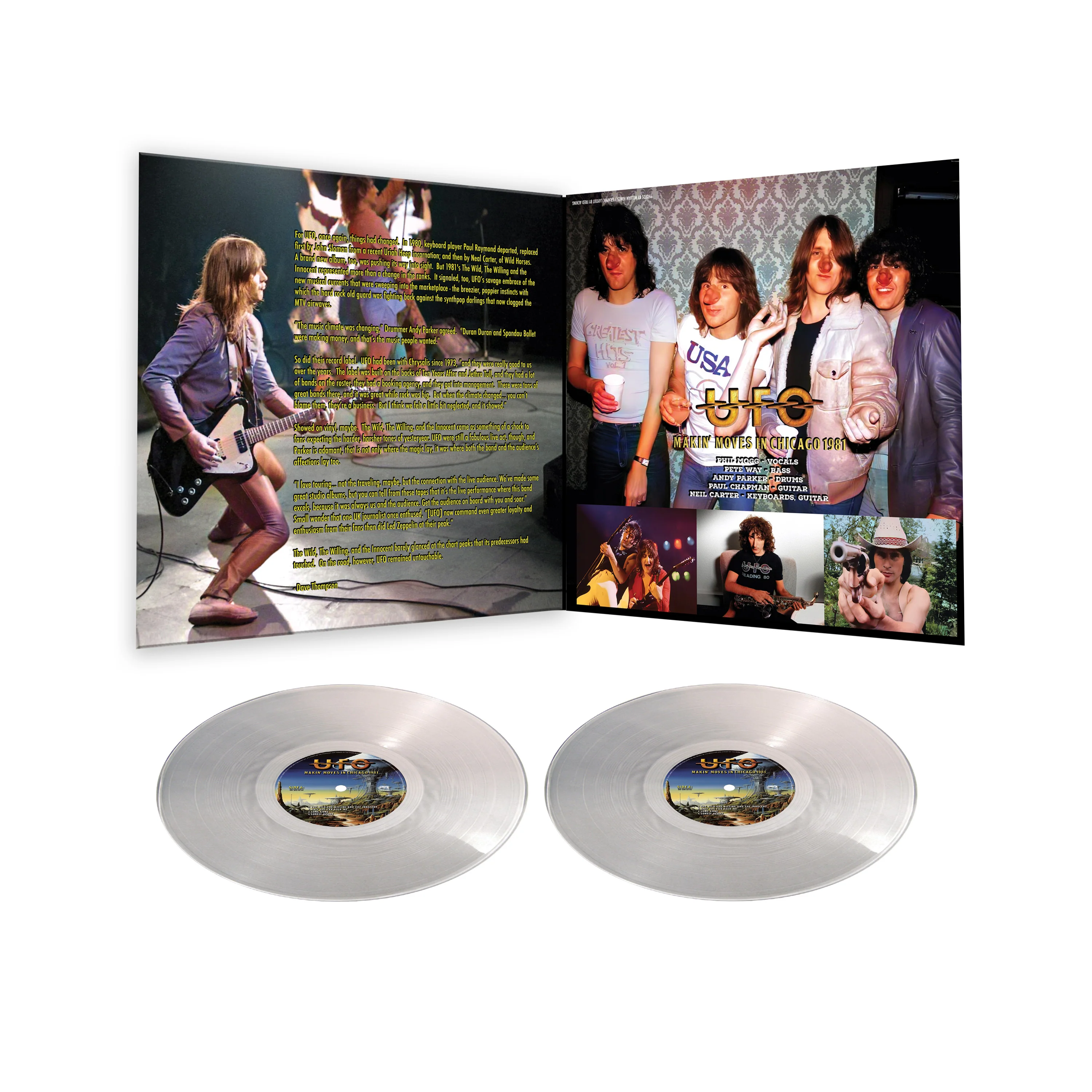 UFO - Makin' Moves In Chicago 1981 (Silver Double Vinyl) - Image 2