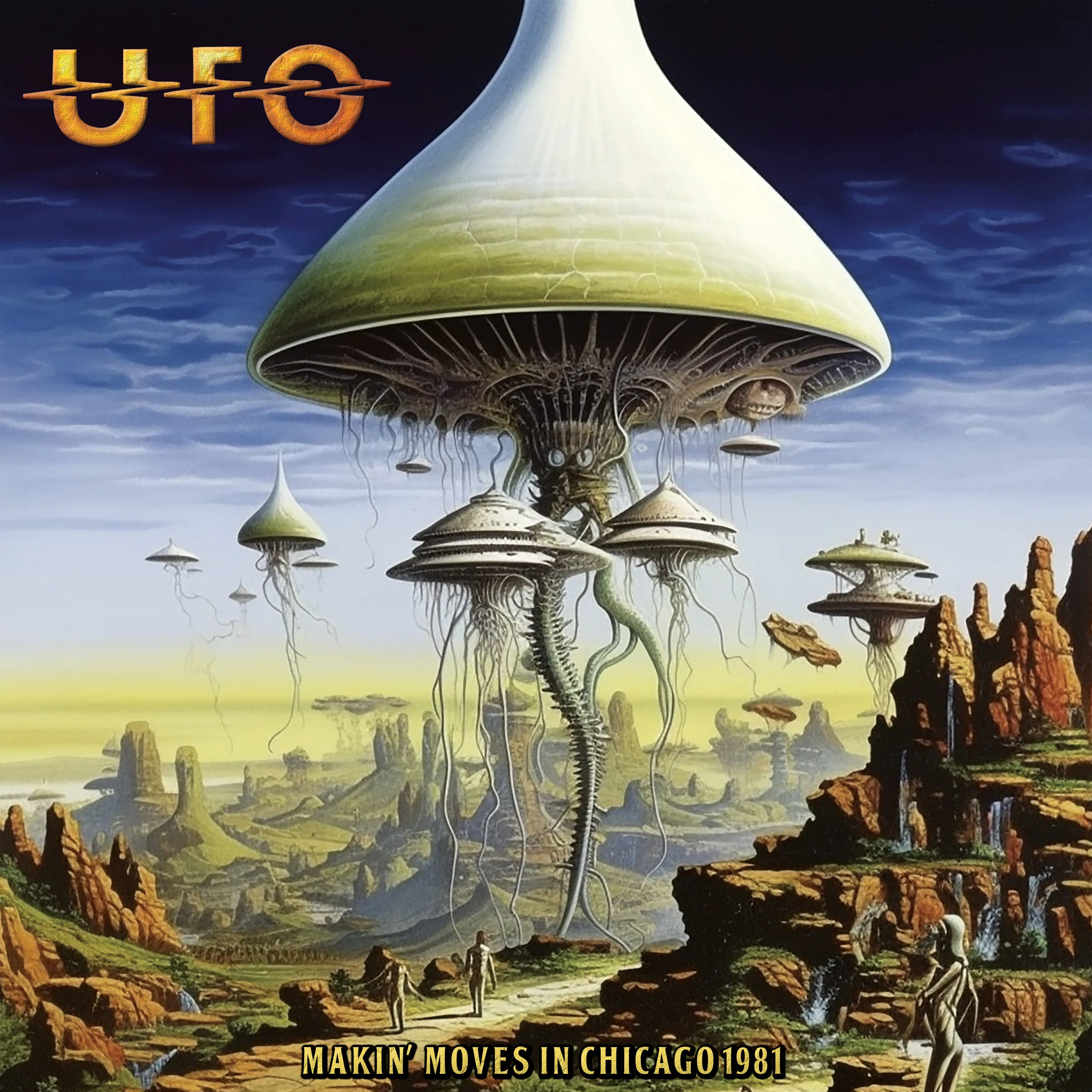 UFO - Makin' Moves In Chicago 1981 (Silver Double Vinyl) - Image 3