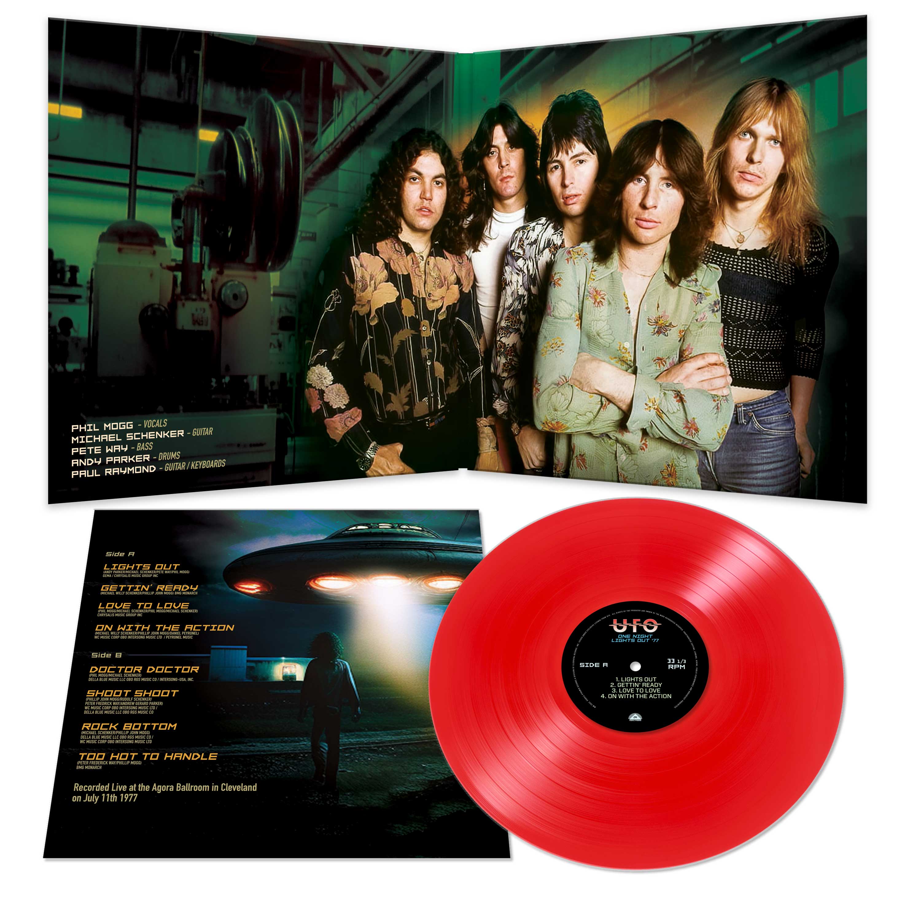 UFO - One Night Lights Out '77 (Red Vinyl) - Image 2