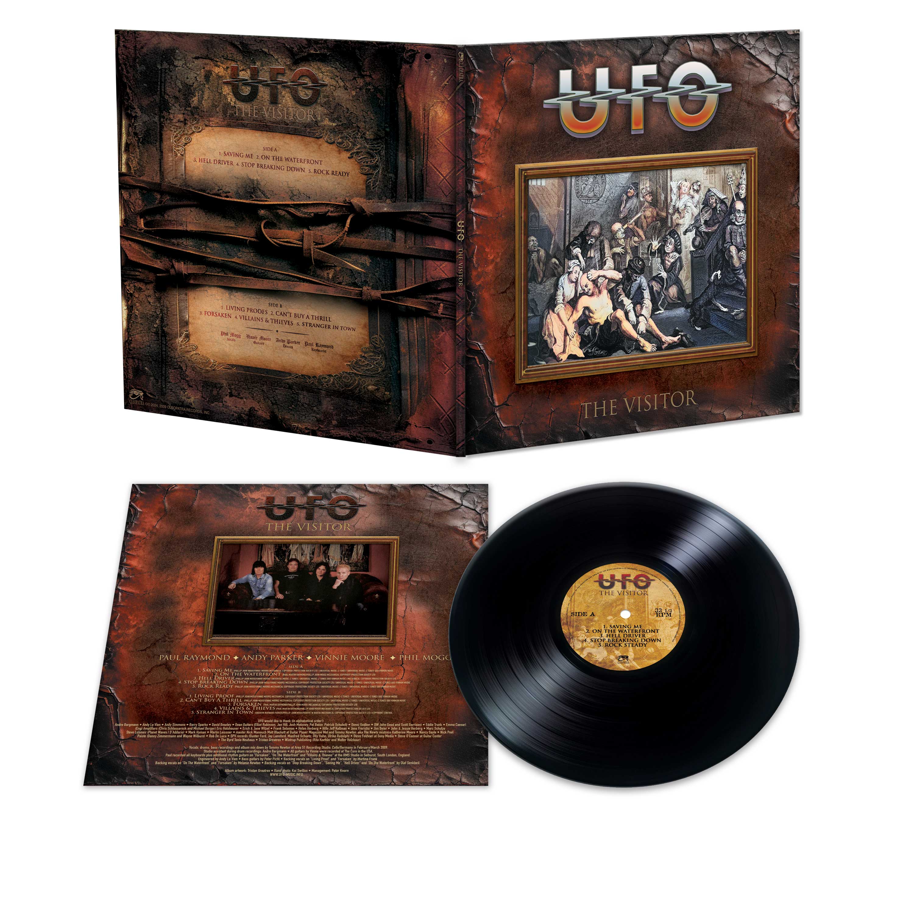 UFO - The Visitor (Black 180 Gram Vinyl LP) - Image 2
