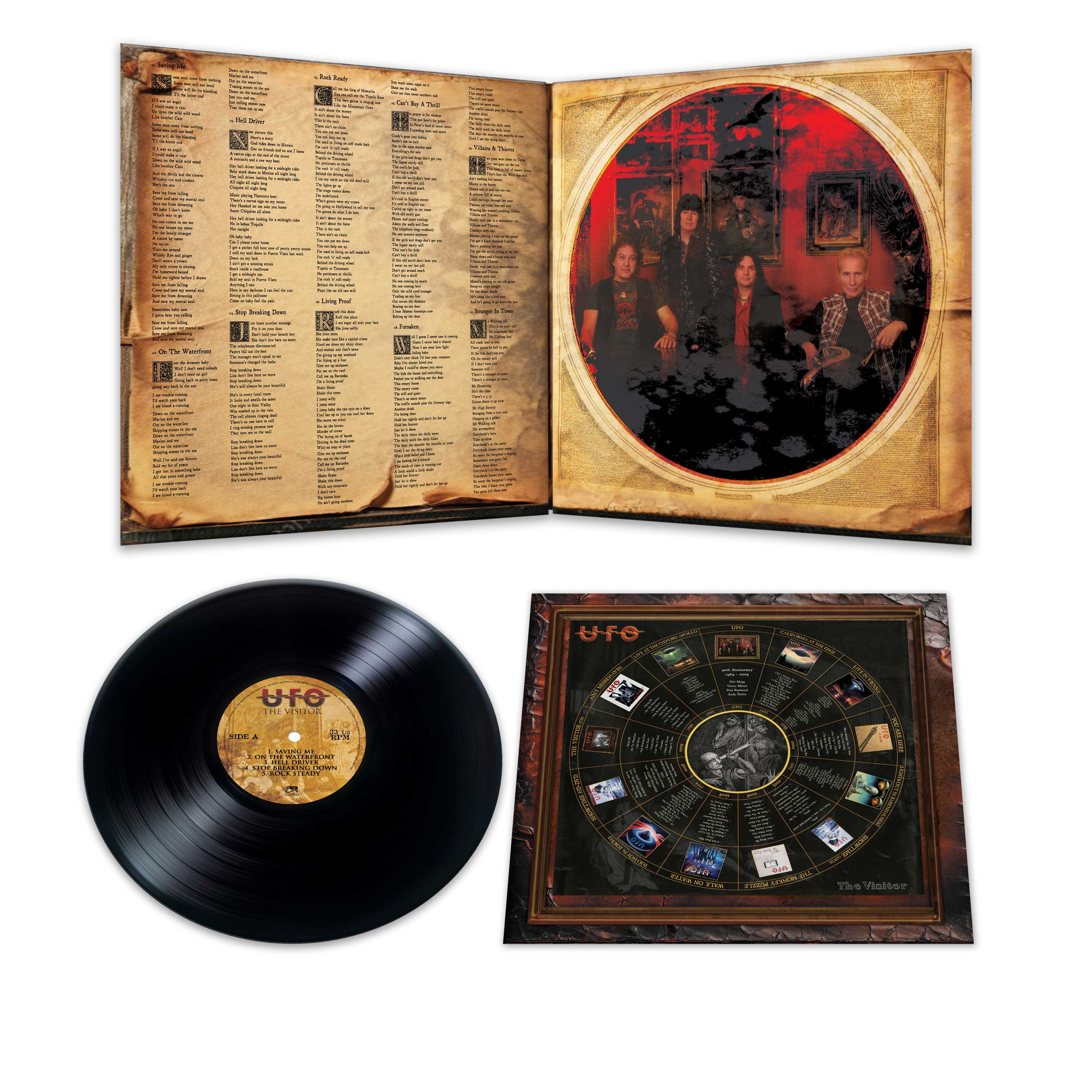 UFO - The Visitor (Black 180 Gram Vinyl LP) - Image 3