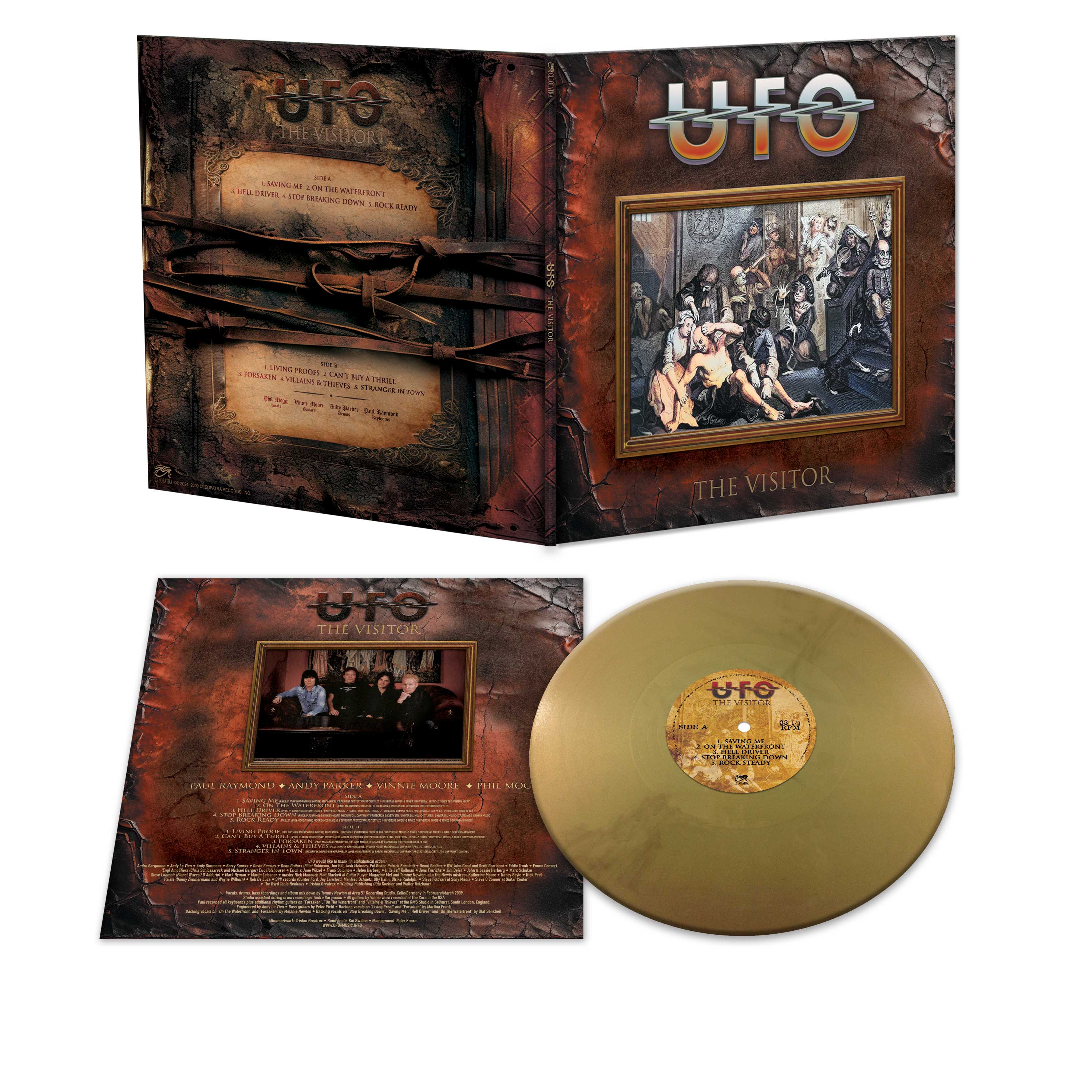 UFO - The Visitor (Gold Vinyl LP) - Image 2
