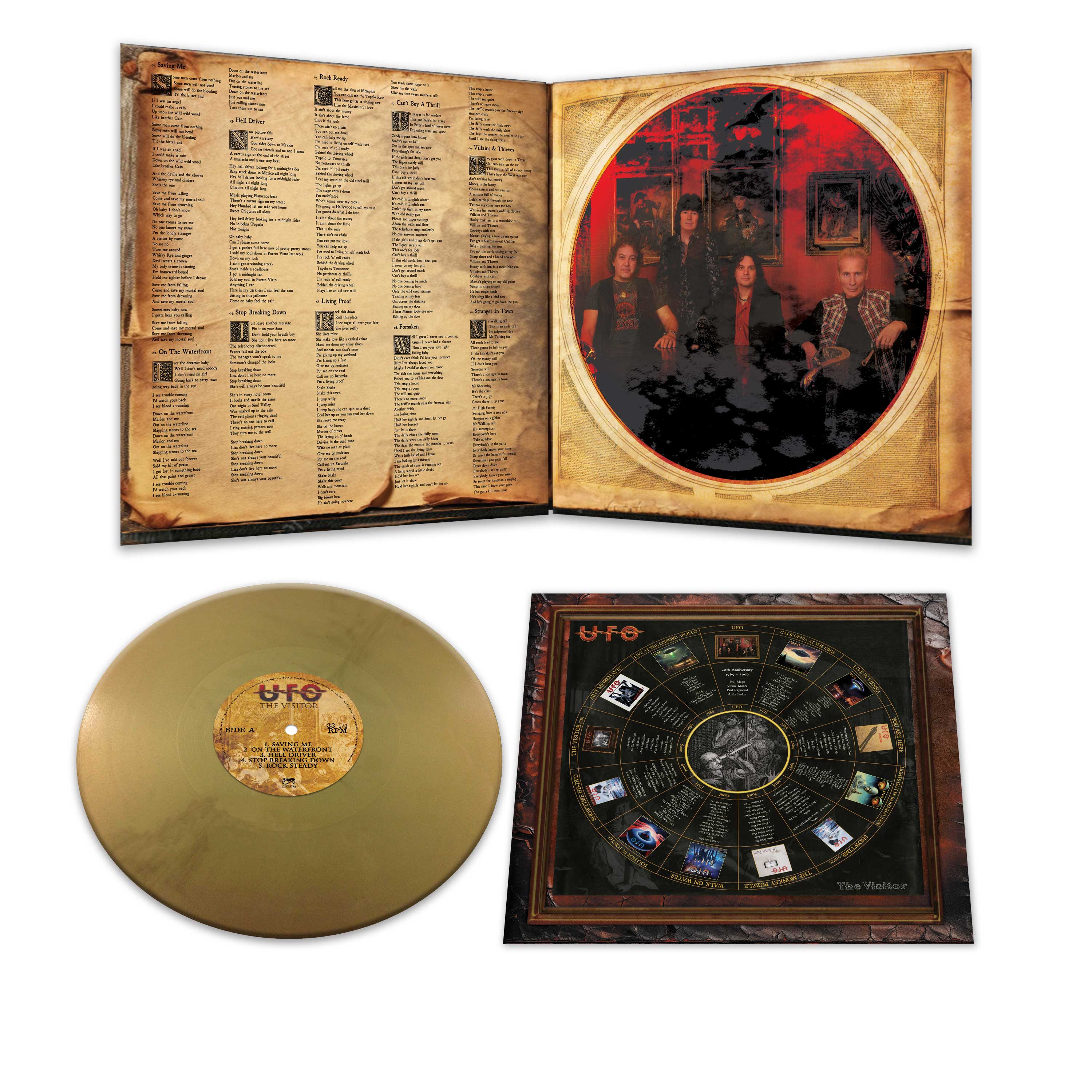 UFO - The Visitor (Gold Vinyl LP) - Image 3