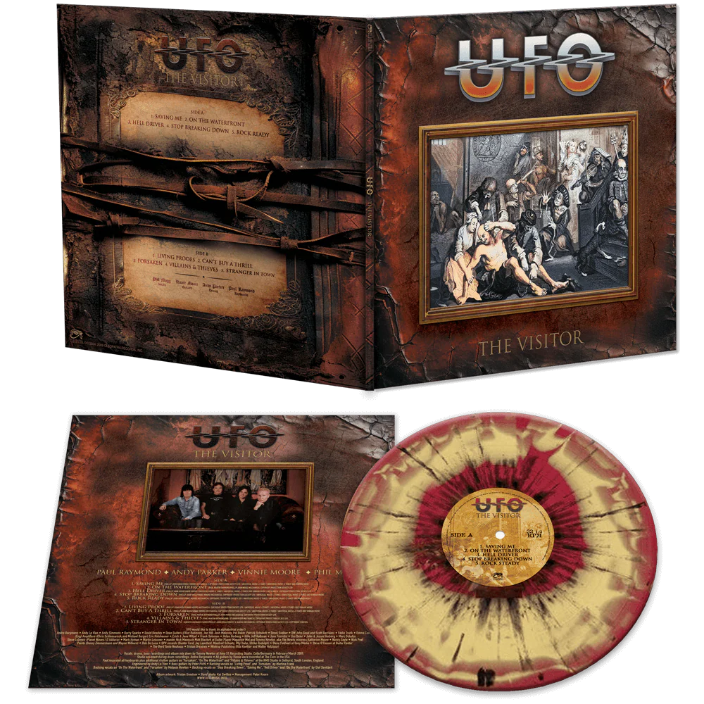 UFO - The Visitor (Haze with Splatter Vinyl LP) - Image 2