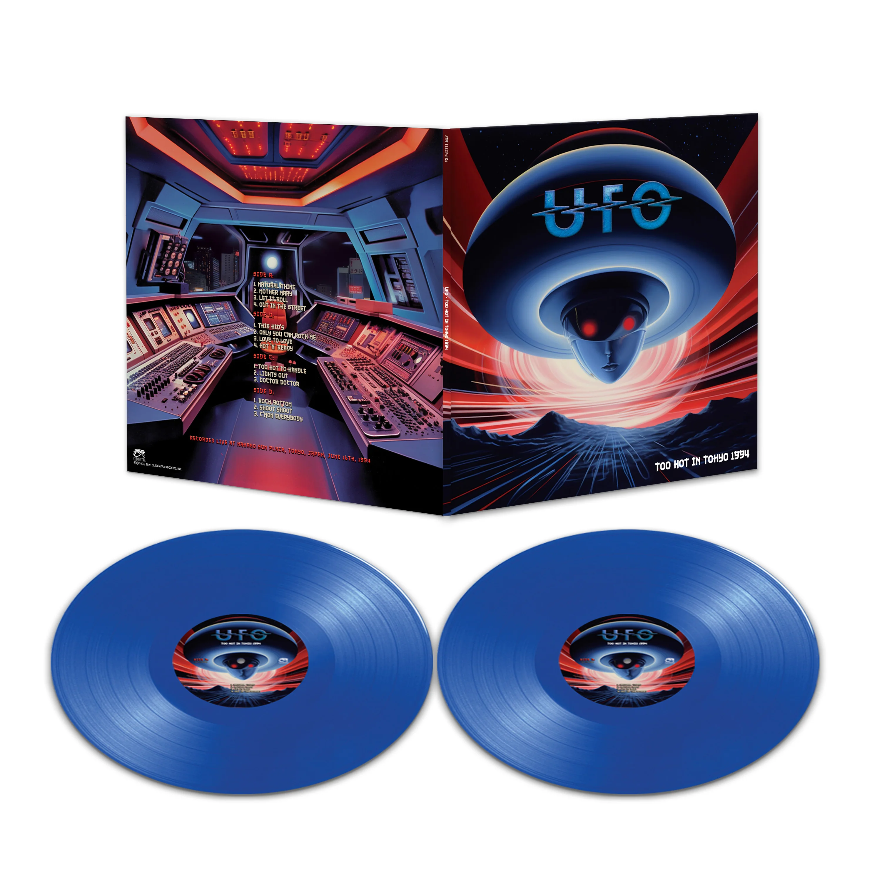 UFO - Too Hot In Tokyo 1994 (Blue Double Vinyl) - Image 2