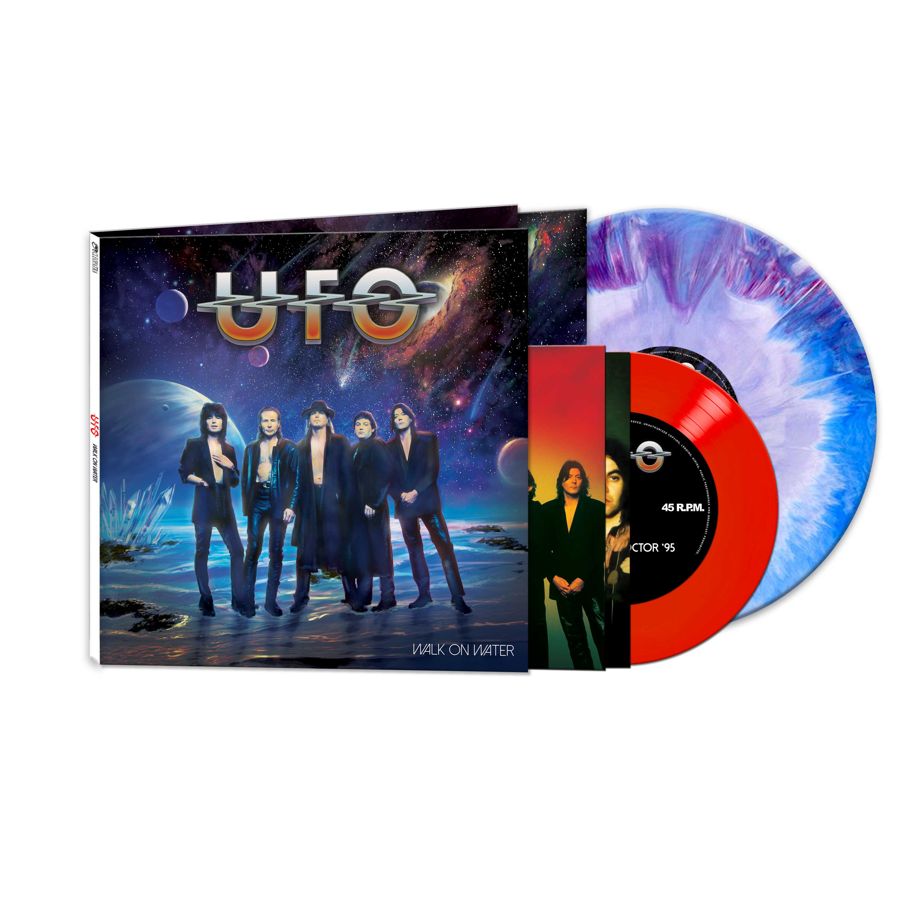 UFO - Walk On Water (Haze Vinyl + Red 7" Vinyl) - Image 2