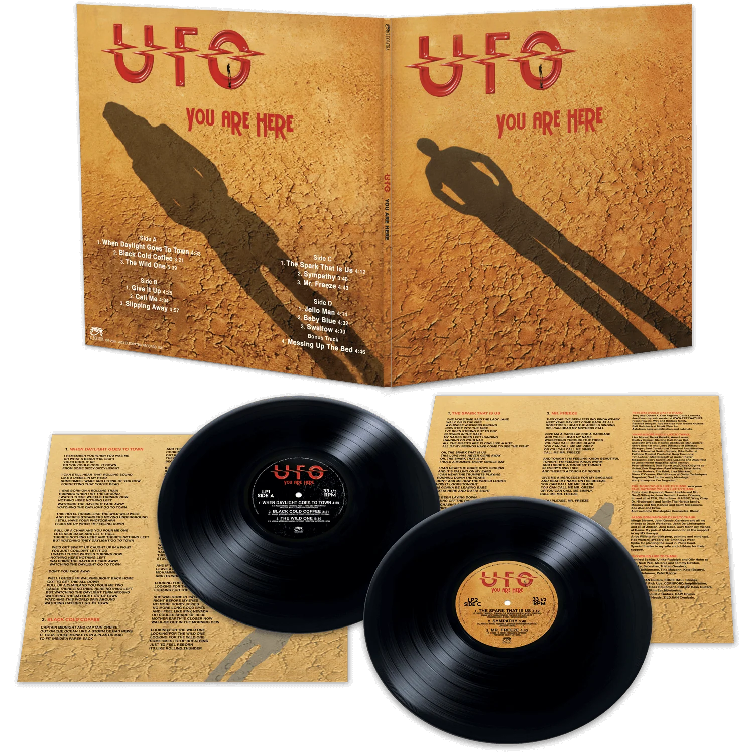 UFO - You Are Here (Black 180 Gram Double Vinyl) - Image 2