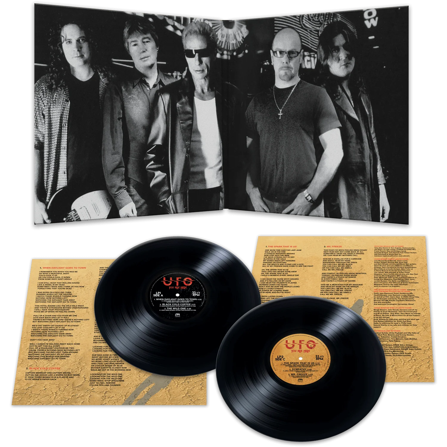 UFO - You Are Here (Black 180 Gram Double Vinyl) - Image 3