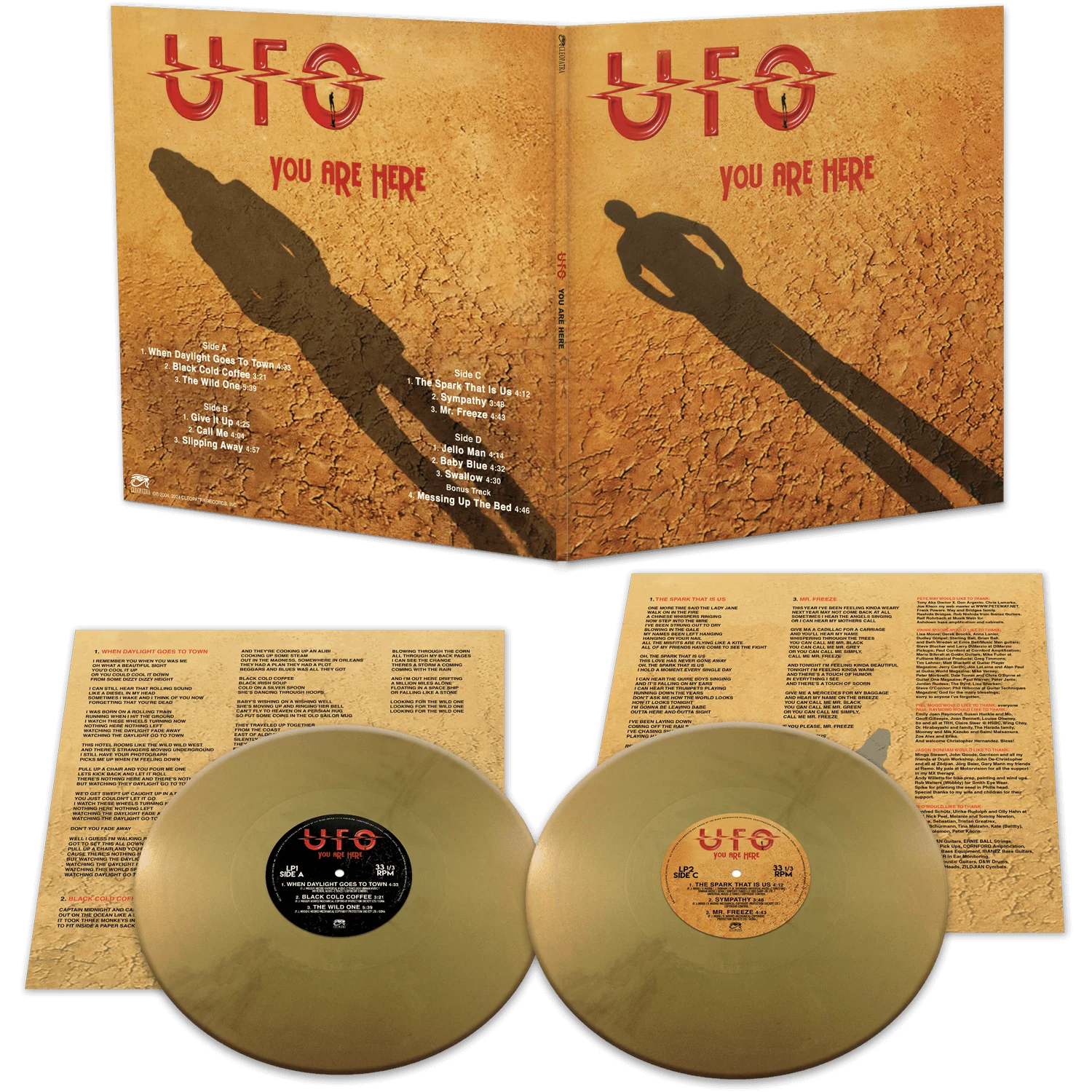 UFO - You Are Here (Gold Double Vinyl) - Image 2