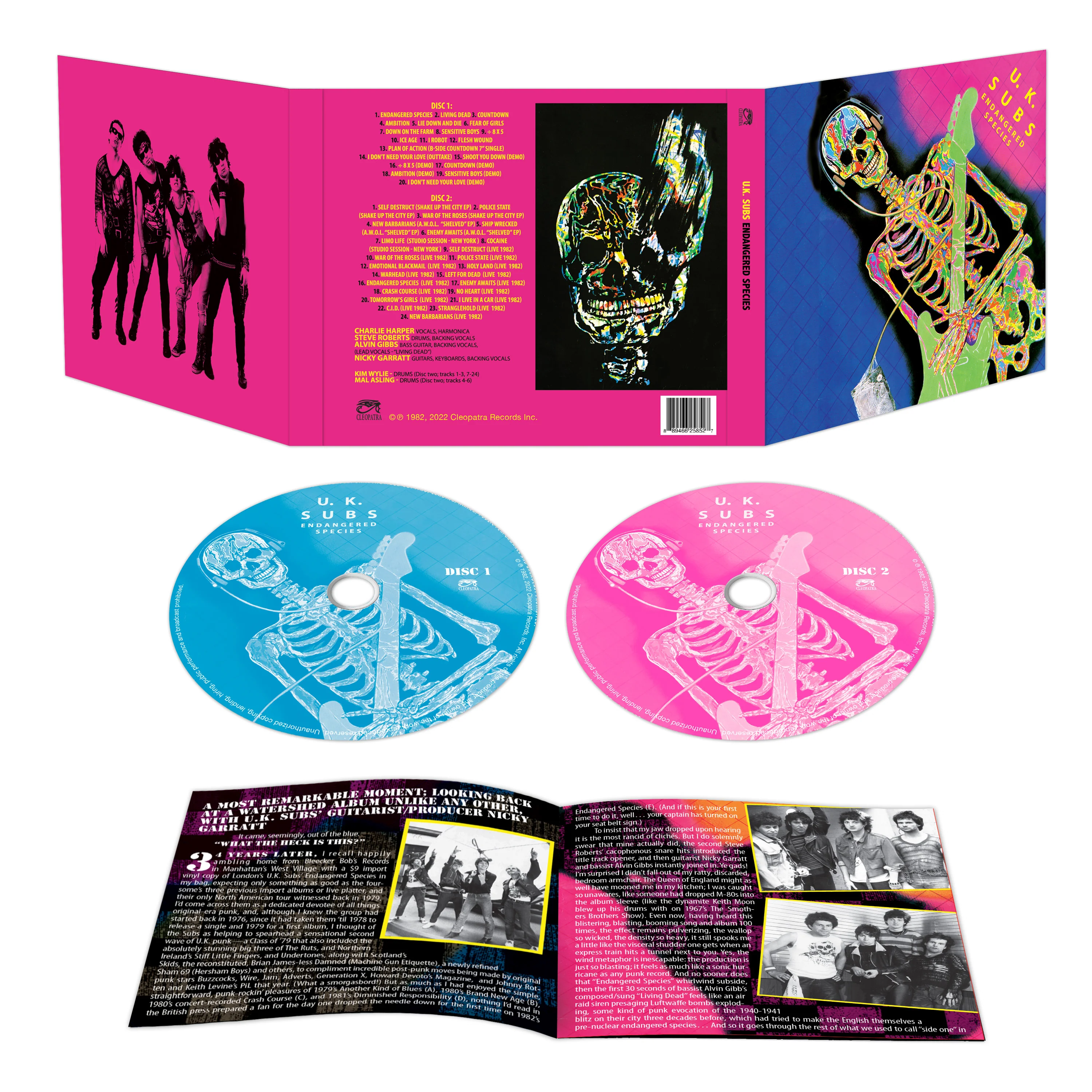 UK Subs - Endangered Species (2 CD Digipak) - Image 2