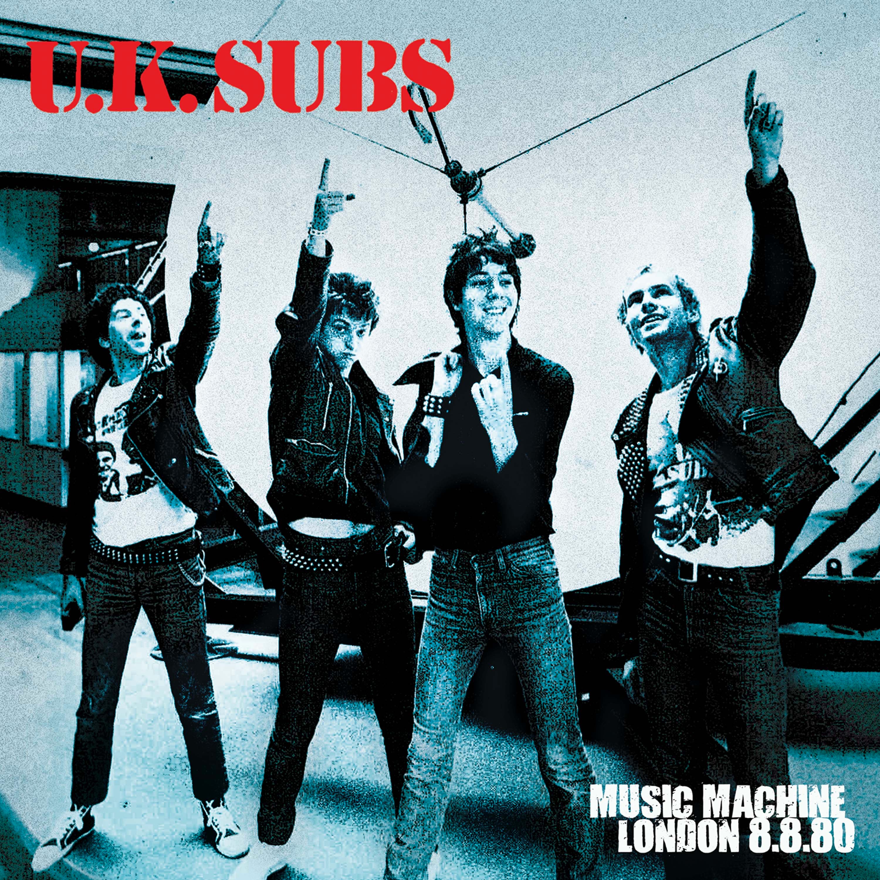 UK Subs - Music Machine London 8-8-80 (Blue Vinyl) - Image 3