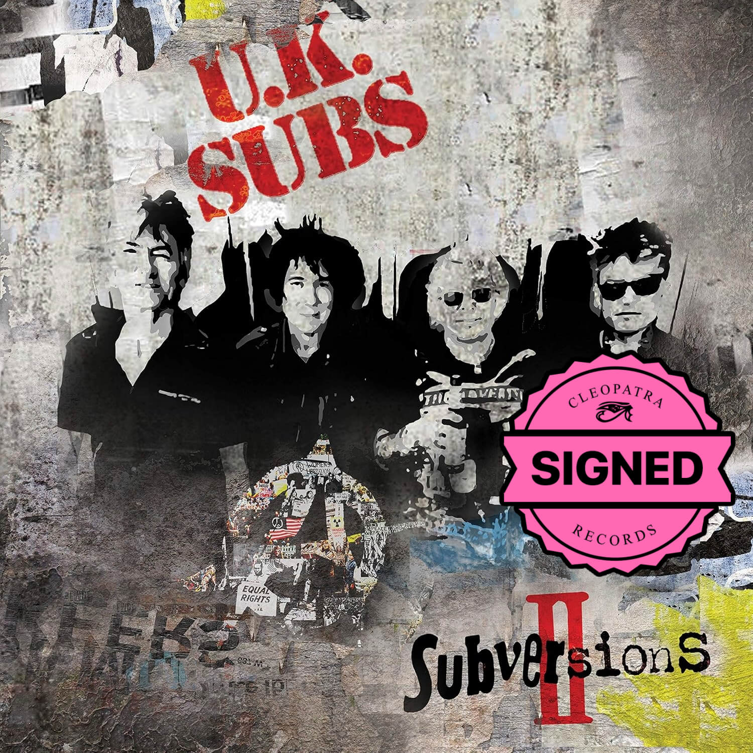 UK Subs - Subversions II (Limited Edition Colored Vinyl Signed by Charlie Harper) - Image 2