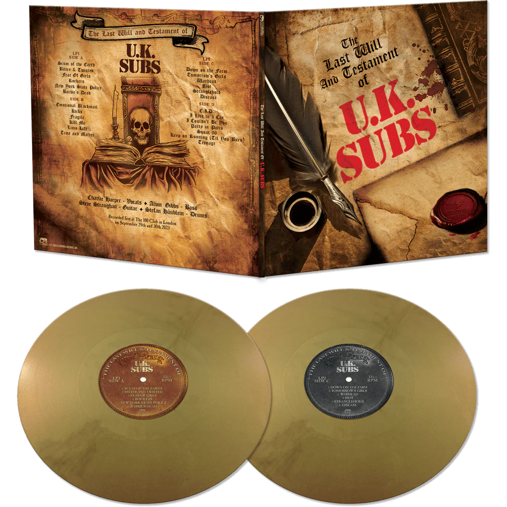 UK Subs - The Last Will And Testament of UK Subs (Double Gold Vinyl) - Image 2