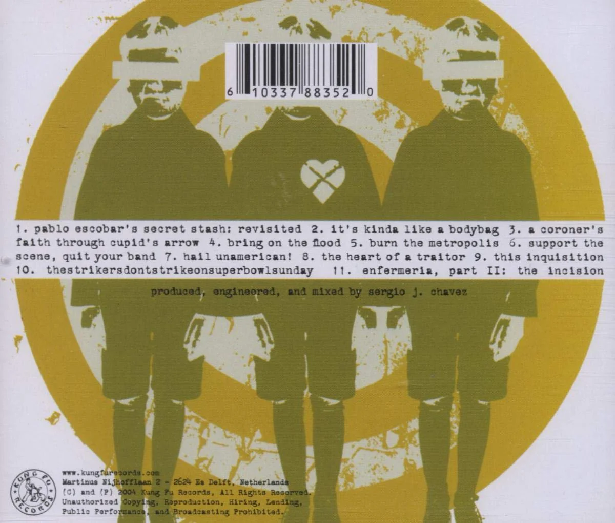 Underminded - Hail Unamerican! (CD) - Image 2