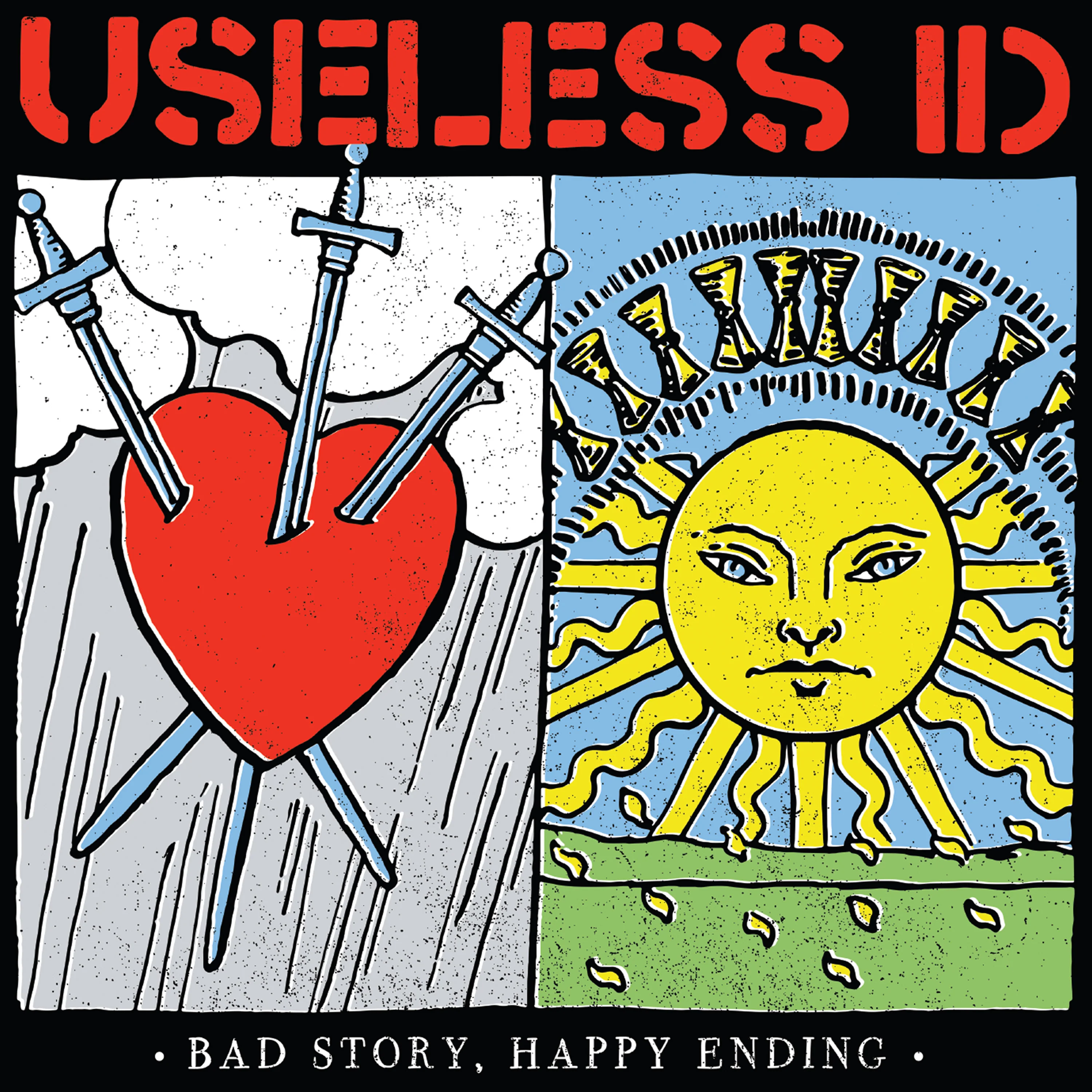 Useless ID - Bad Story Happy Ending (Limited Edition Red-White Splatter Vinyl) - Image 3