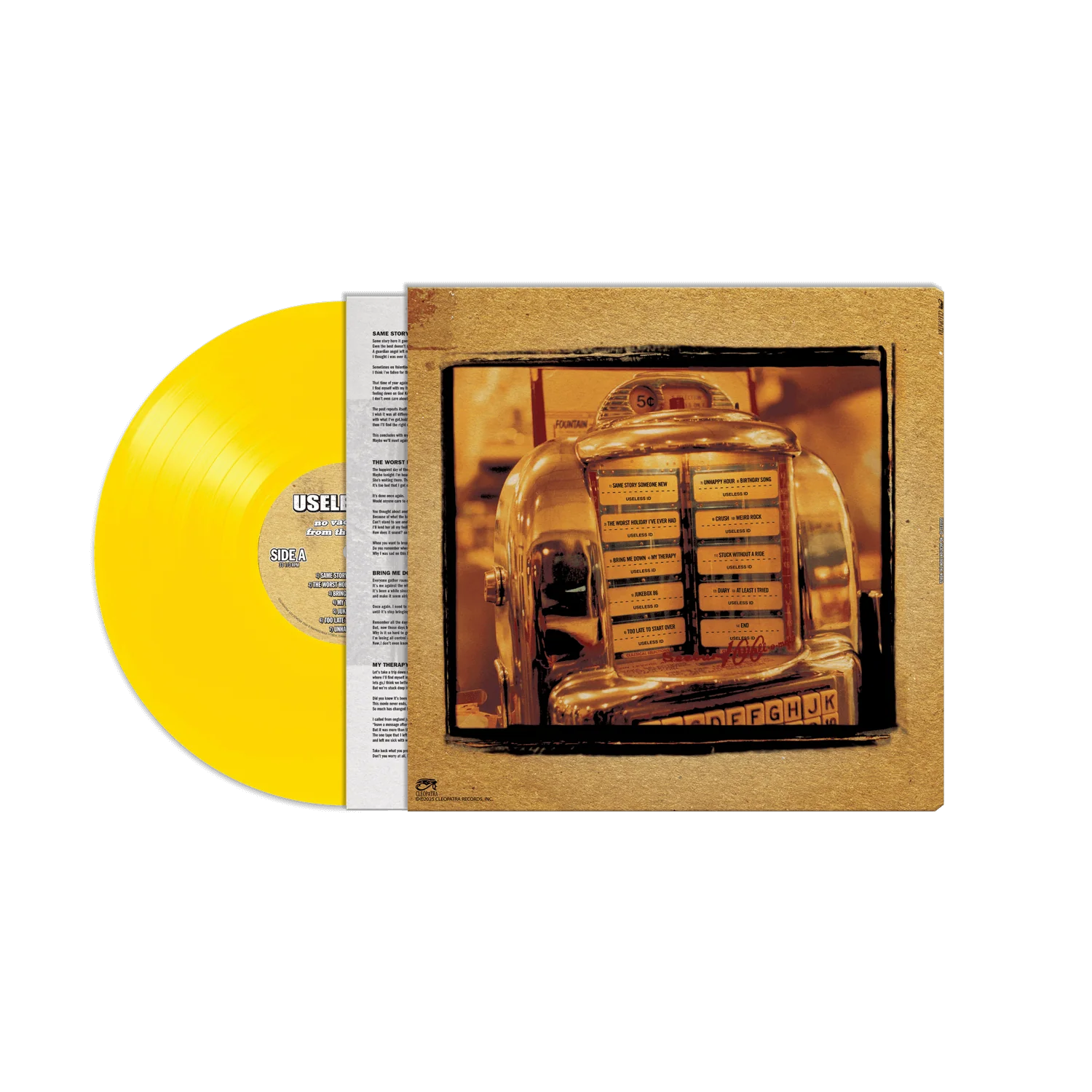 Useless ID - No Vacation From The World (Yellow Vinyl LP) - Image 2