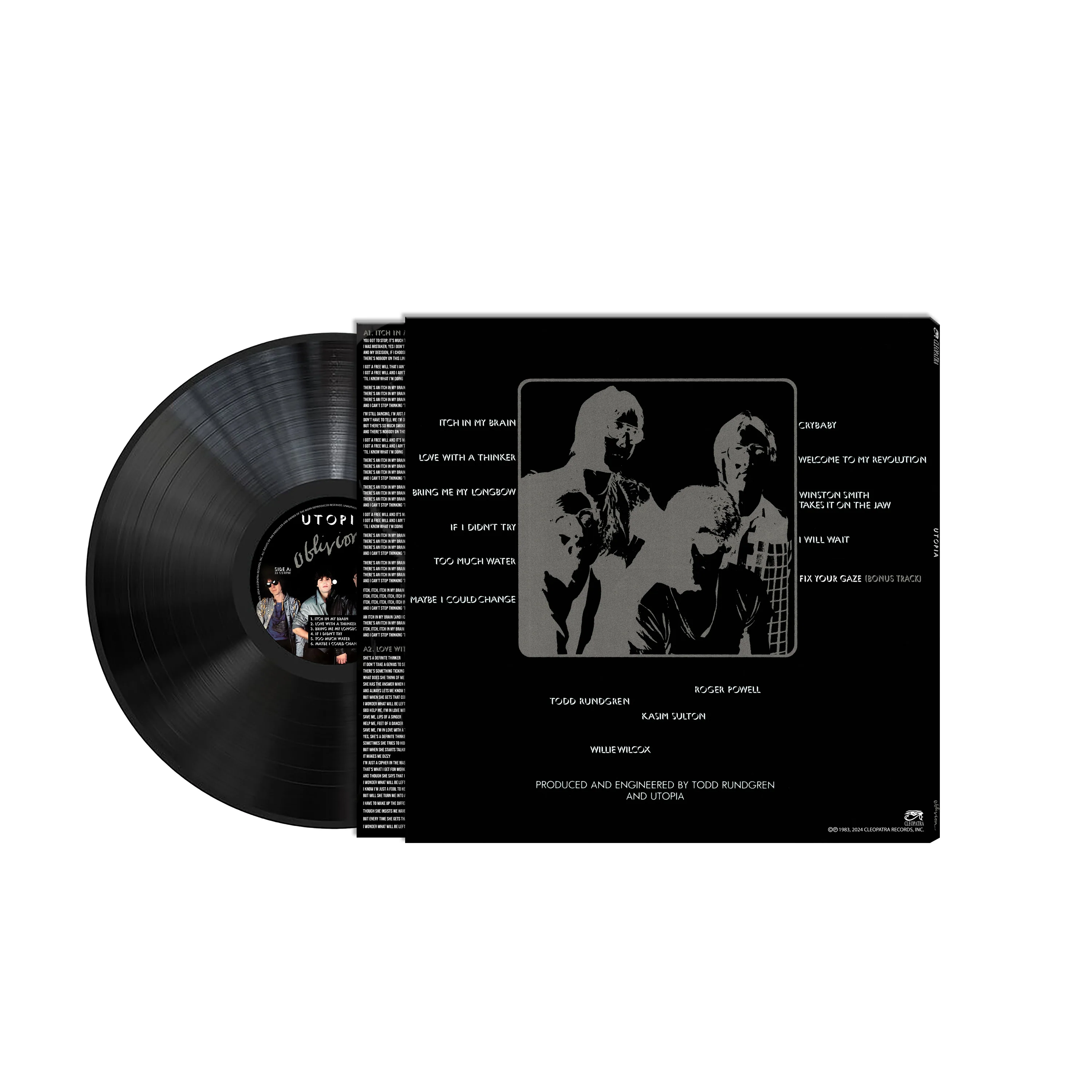 Utopia - Oblivion (Black 180 Gram Vinyl) - Image 2