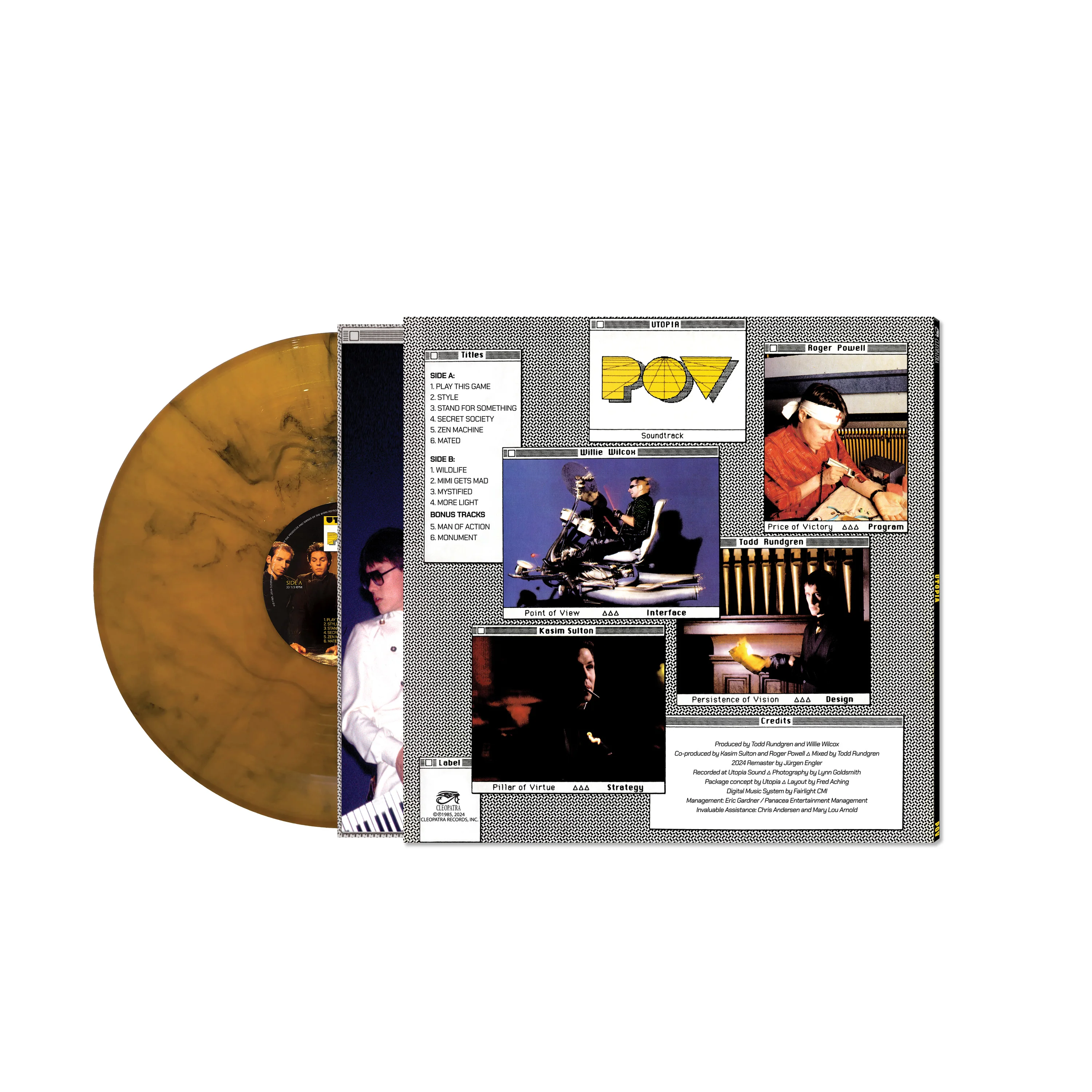 Utopia - POV (Orange Smoke Vinyl) - Image 2