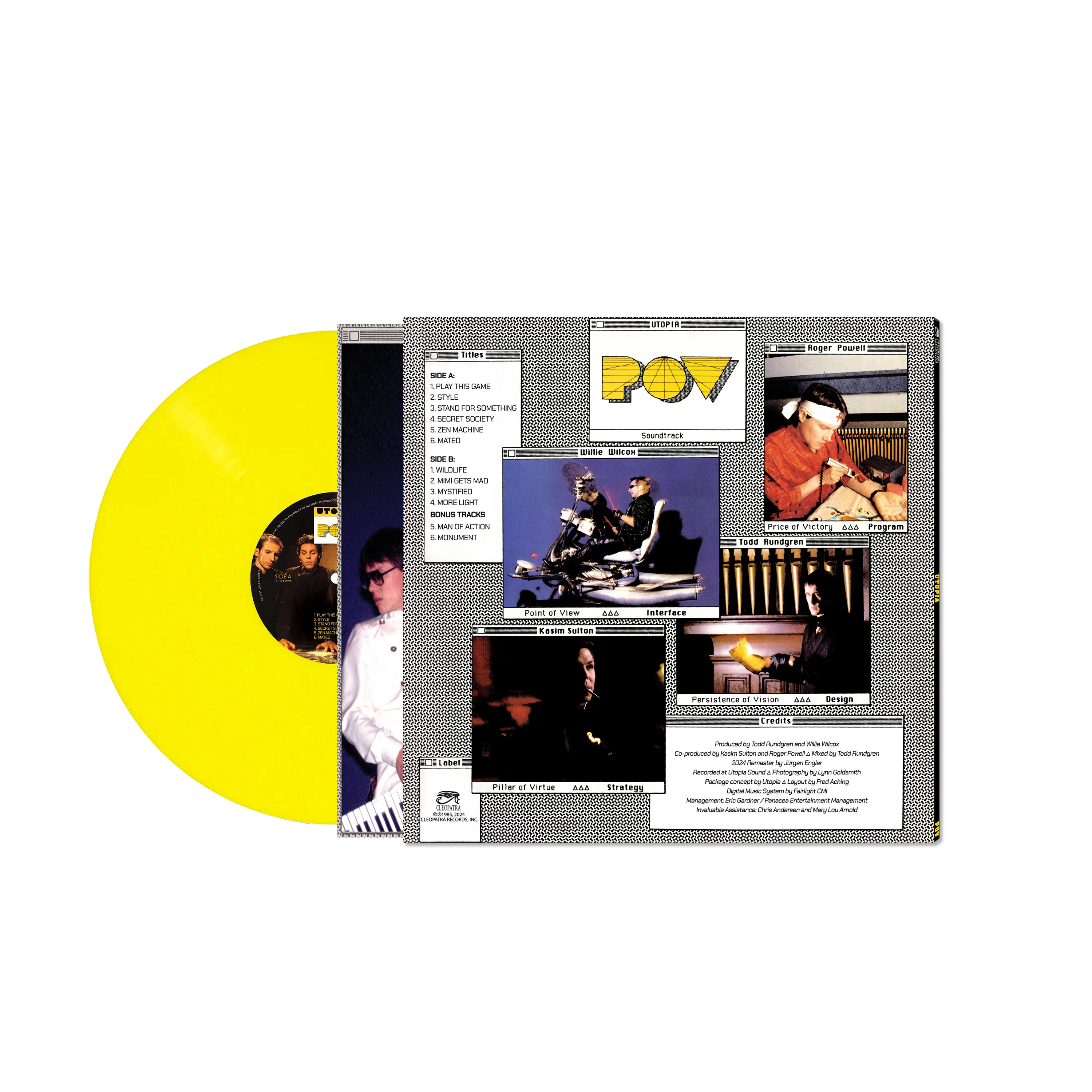 Utopia – POV (Yellow Vinyl) - Image 2