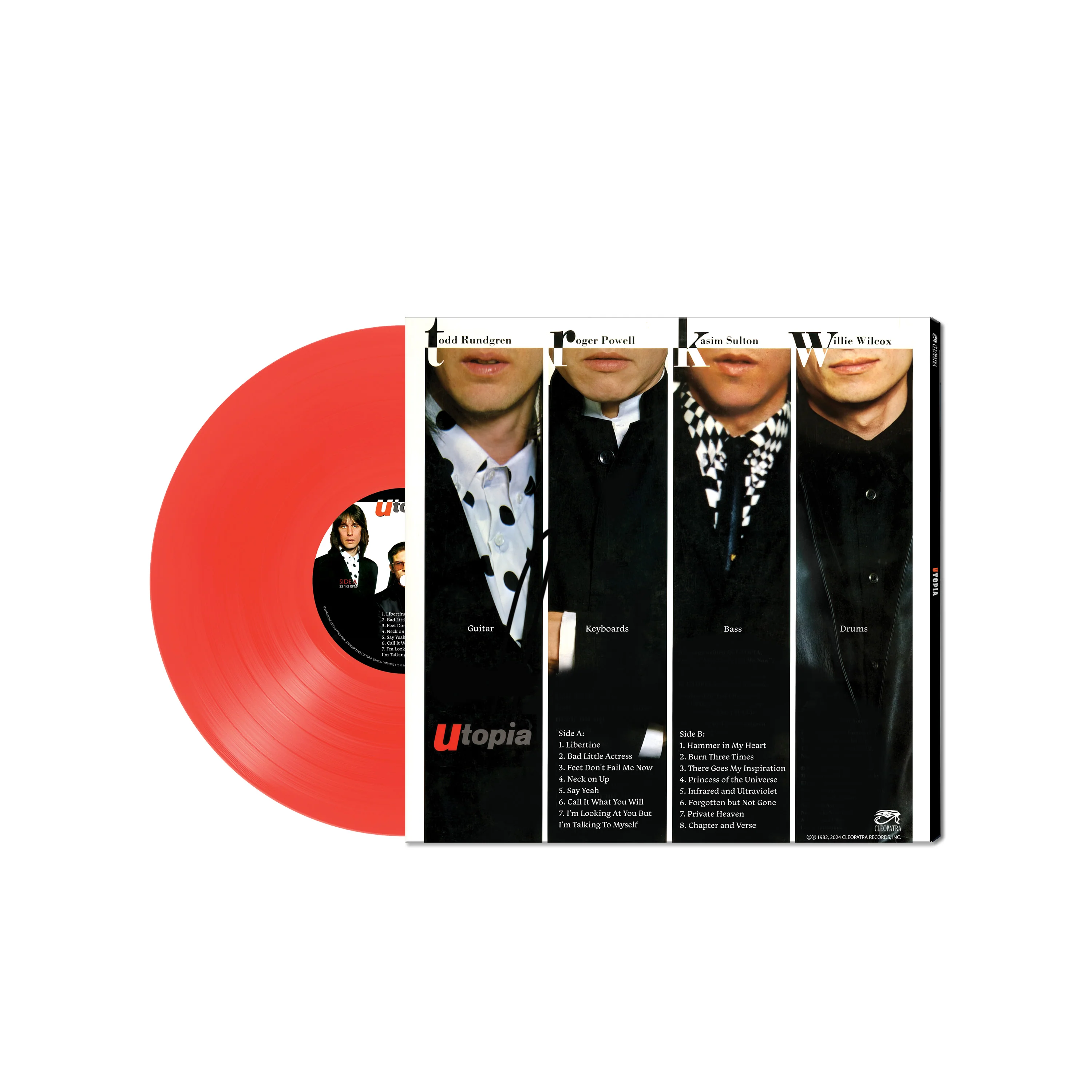 Utopia - Utopia (Red Vinyl) - Image 2