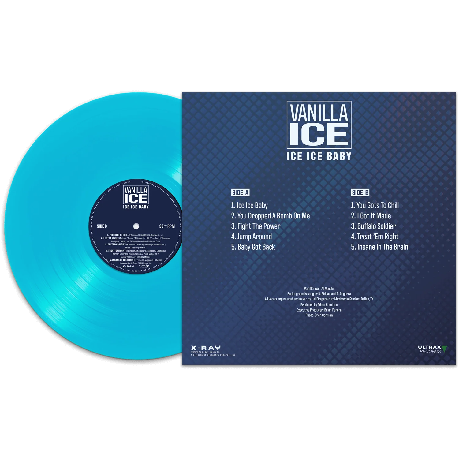 Vanilla Ice - Ice Ice Baby (Ice Blue Vinyl) - Image 2