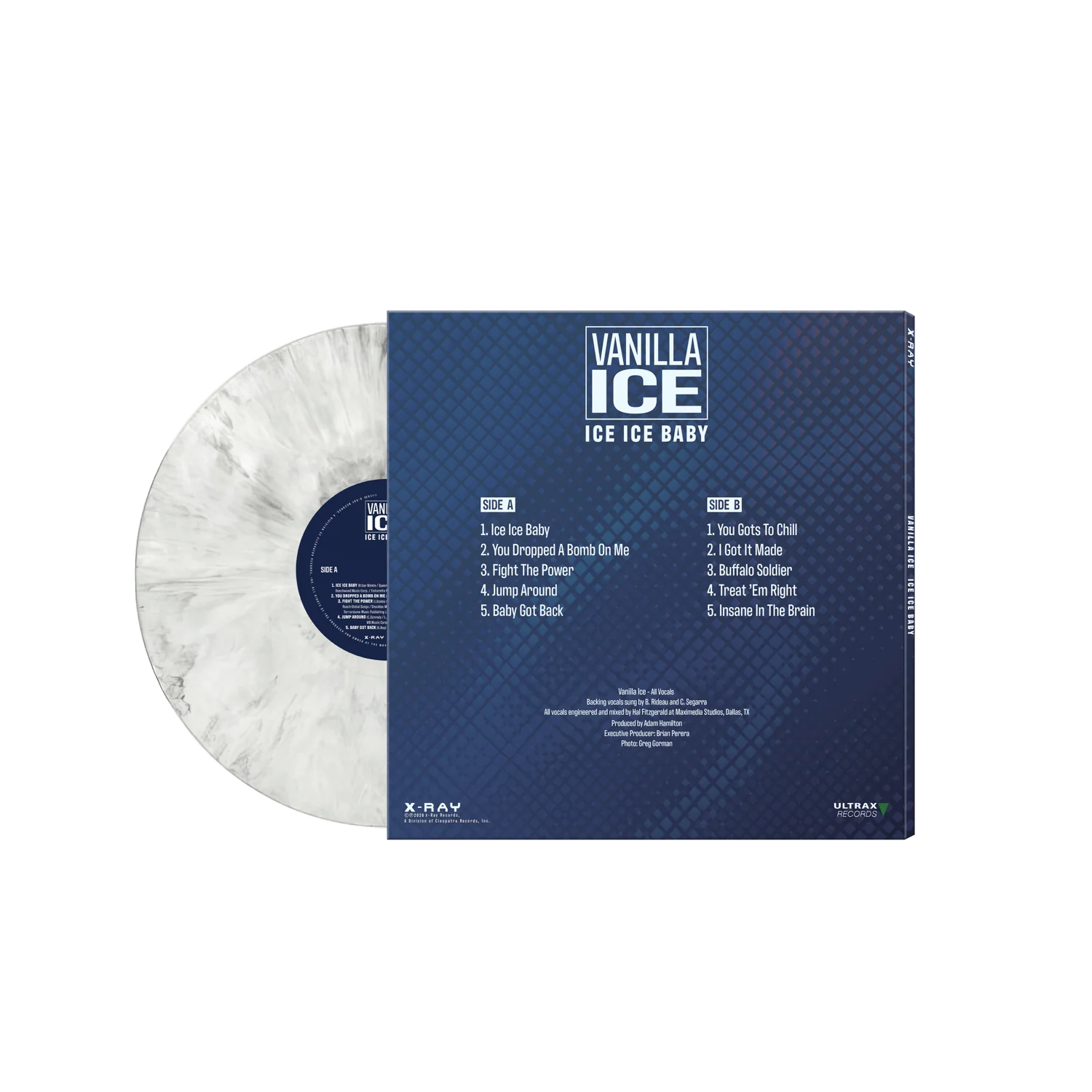 Vanilla Ice - Vanilla Ice Is Back! - Hip Hop Classics (White Marble Vinyl LP) - Image 2