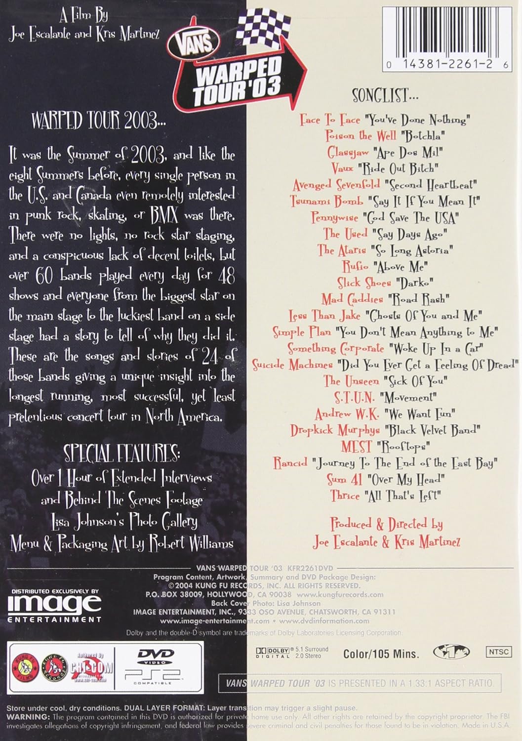 Vans Warped Tour '03 (DVD) - Image 2