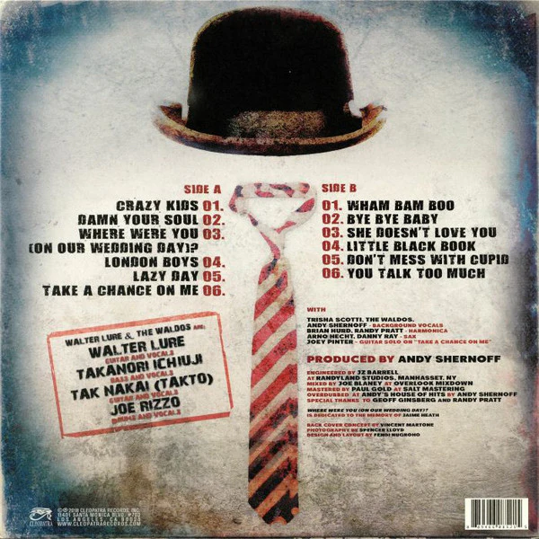 Walter Lure & The Waldos - Wacka Lacka Boom Bop A Loom Bam Boo (Limited Edition Red LP) - Image 3