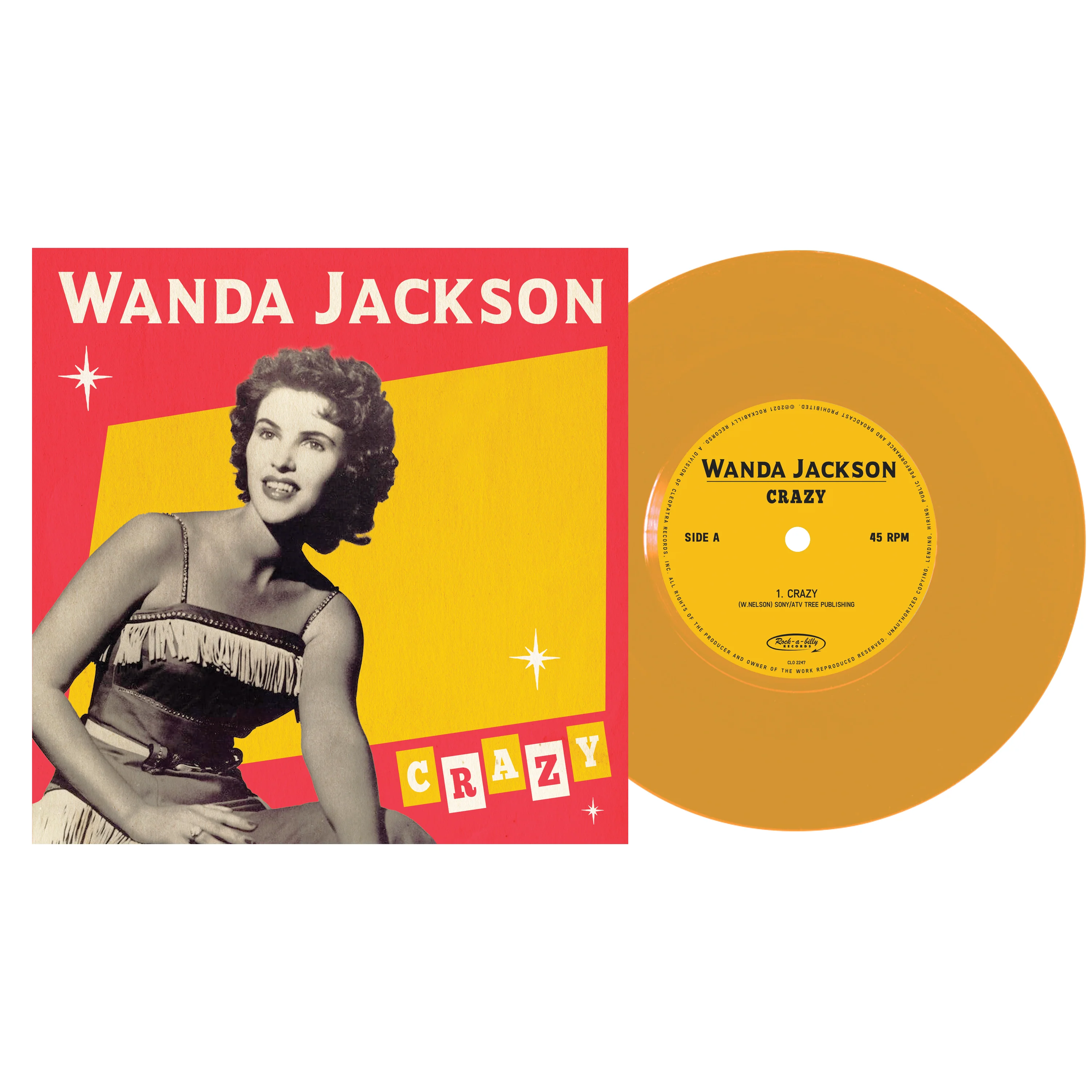 Wanda Jackson - Crazy (Limited Edition Colored 7" Vinyl) - Image 3