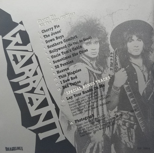Warrant - Cherry Pie - All The Hitz ‘N’ More (CD) - Image 2