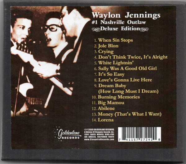 Waylon Jennings - #1 Nashville Outlaw - Deluxe Edition (CD) - Image 2