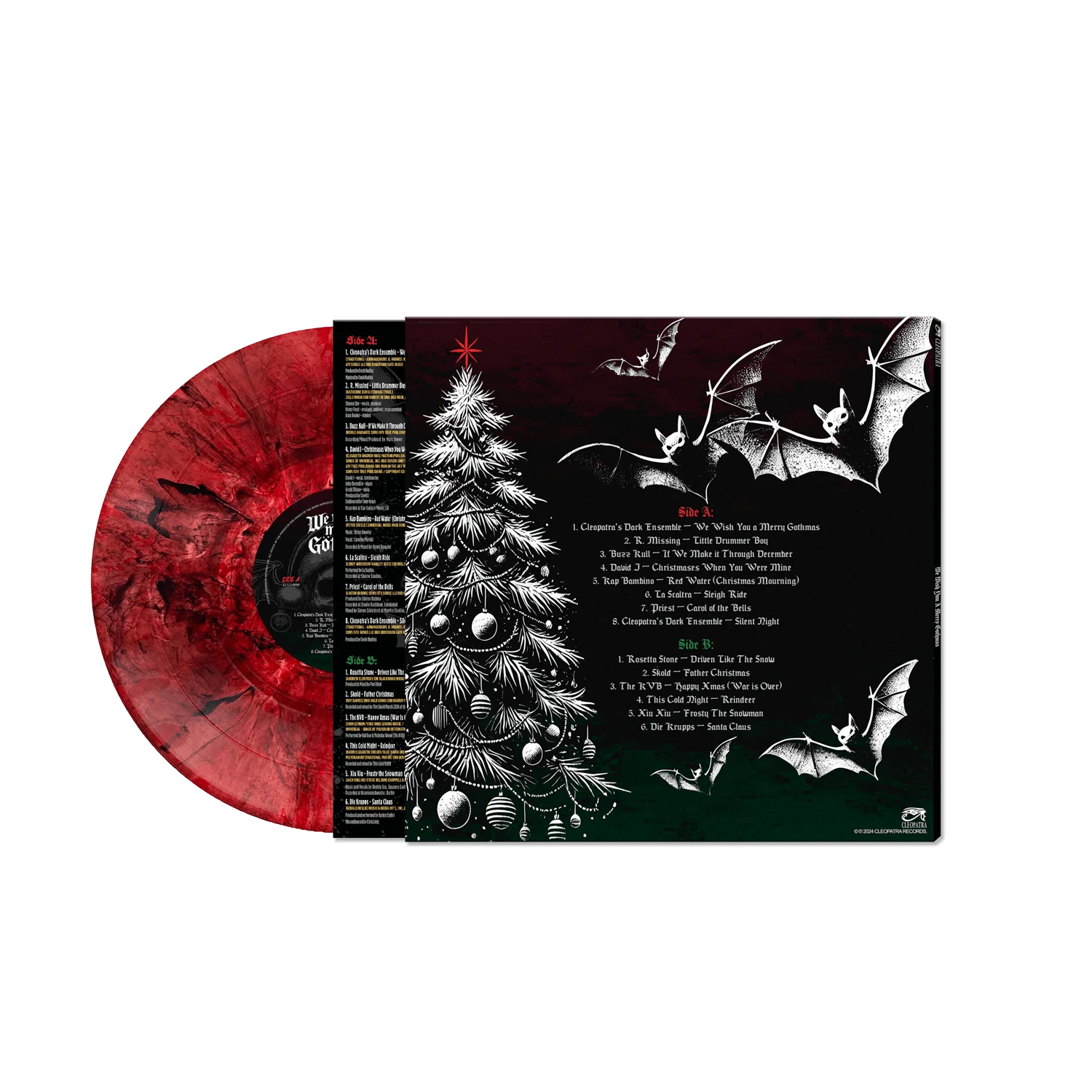 We Wish You A Merry Gothmas (Red Marble Vinyl) - Image 2