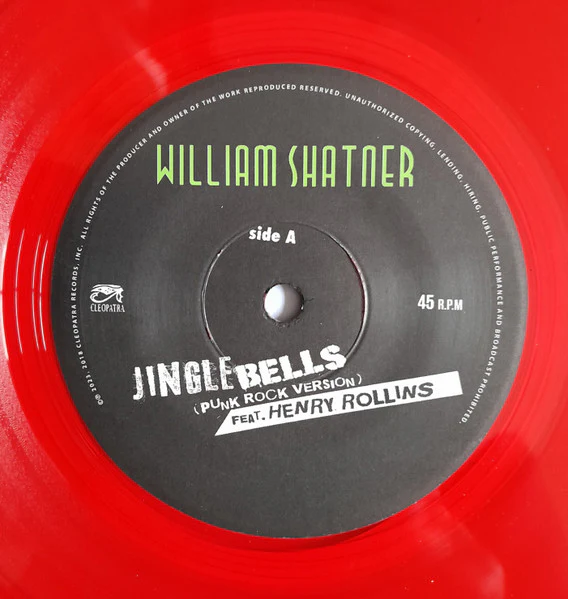 William Shatner - Jingle Bells (Punk Rock Version)(7" Red Vinyl) - Image 2