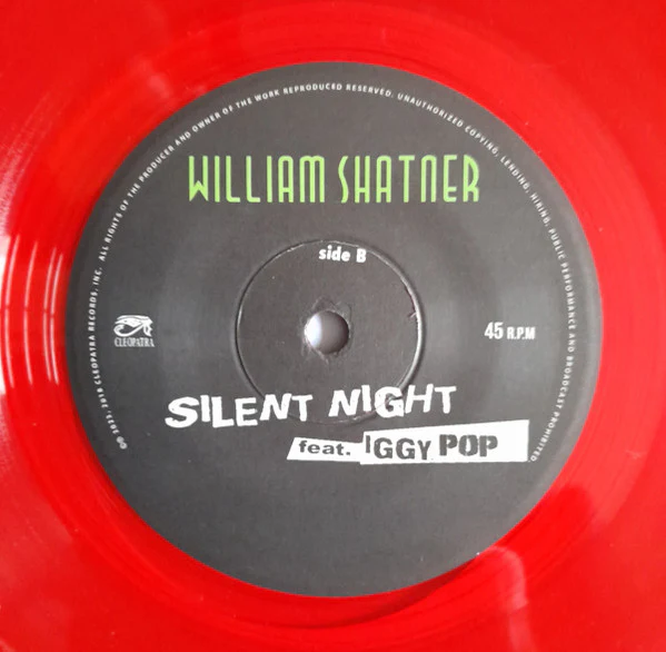 William Shatner - Jingle Bells (Punk Rock Version)(7" Red Vinyl) - Image 3