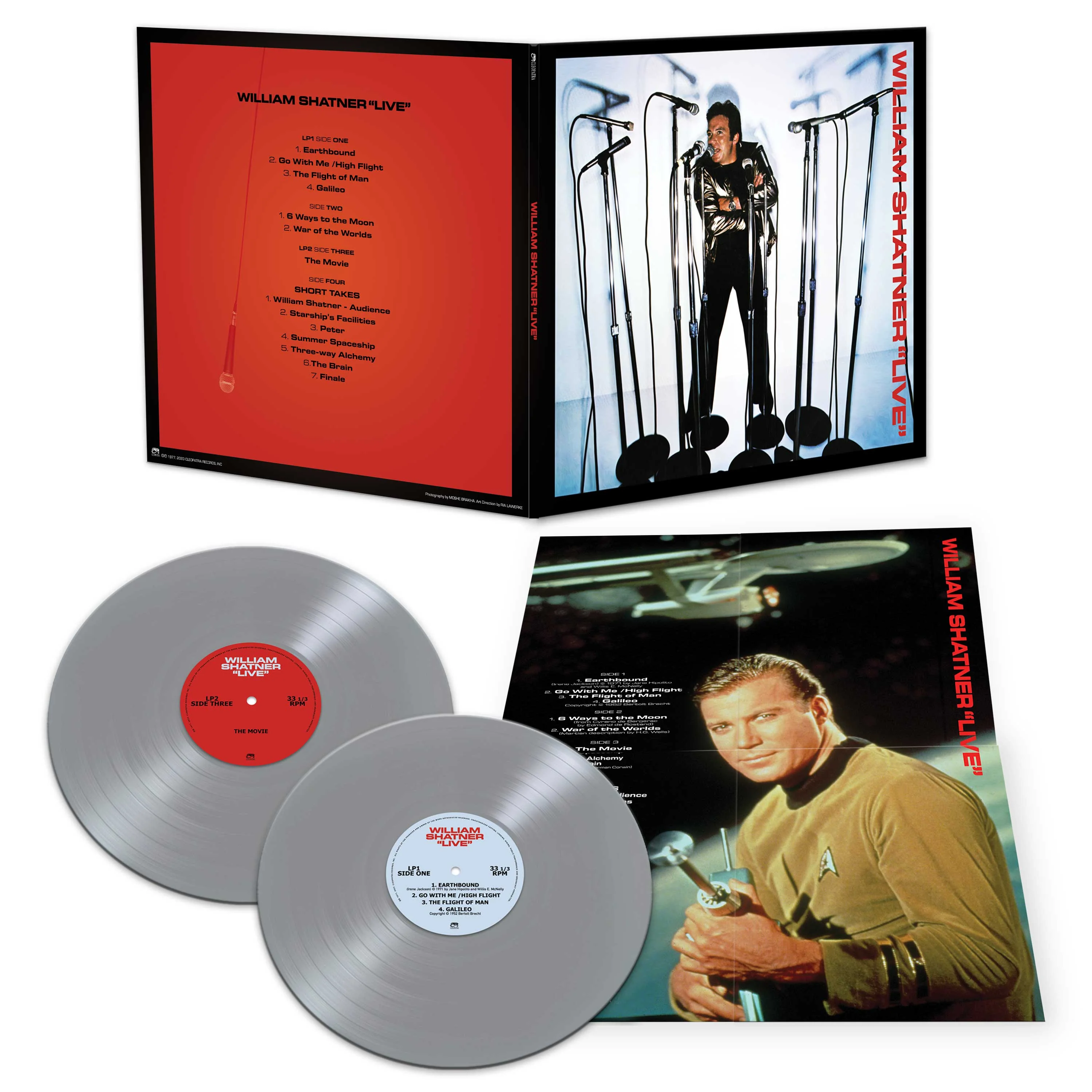 William Shatner - Live (Silver Double Vinyl) - Image 2