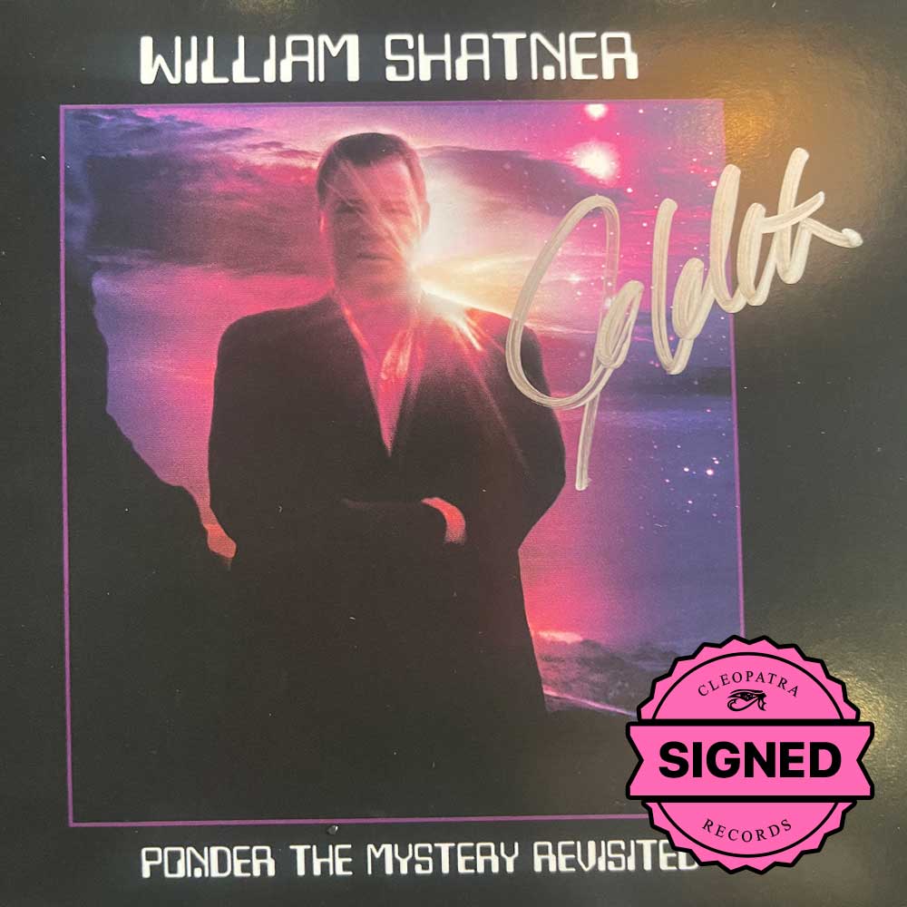 William Shatner - Ponder The Mystery Revisited (Black-Purple-White Splatter Vinyl - Signed by William Shatner)