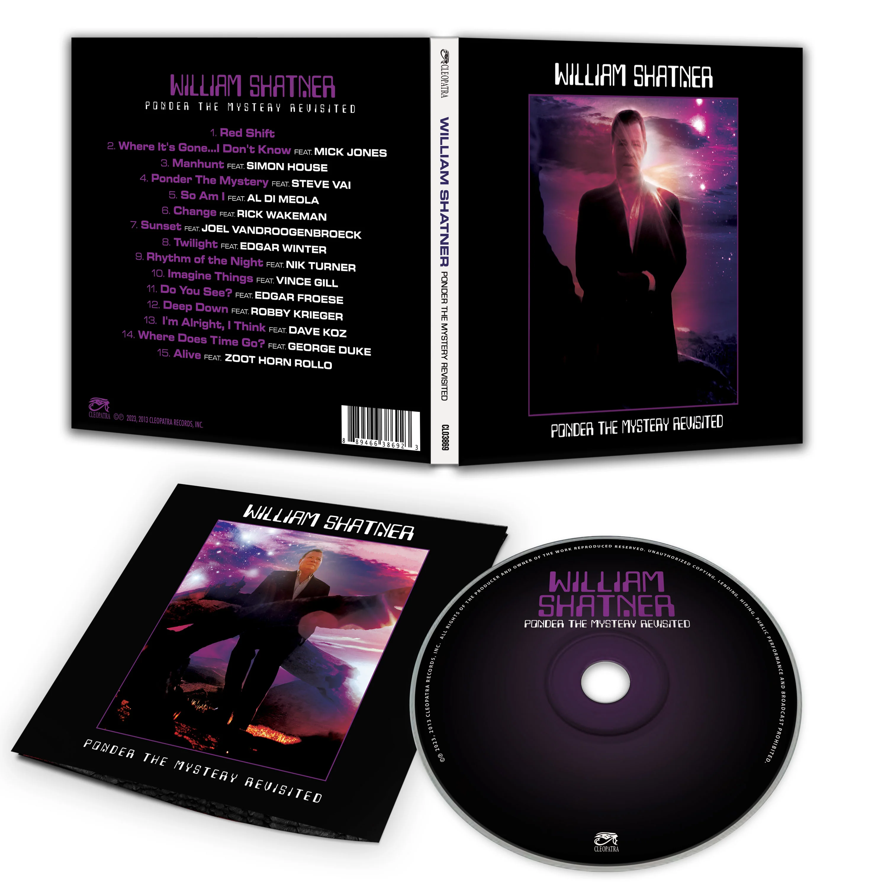 William Shatner - Ponder the Mystery Revisited (CD) - Image 2