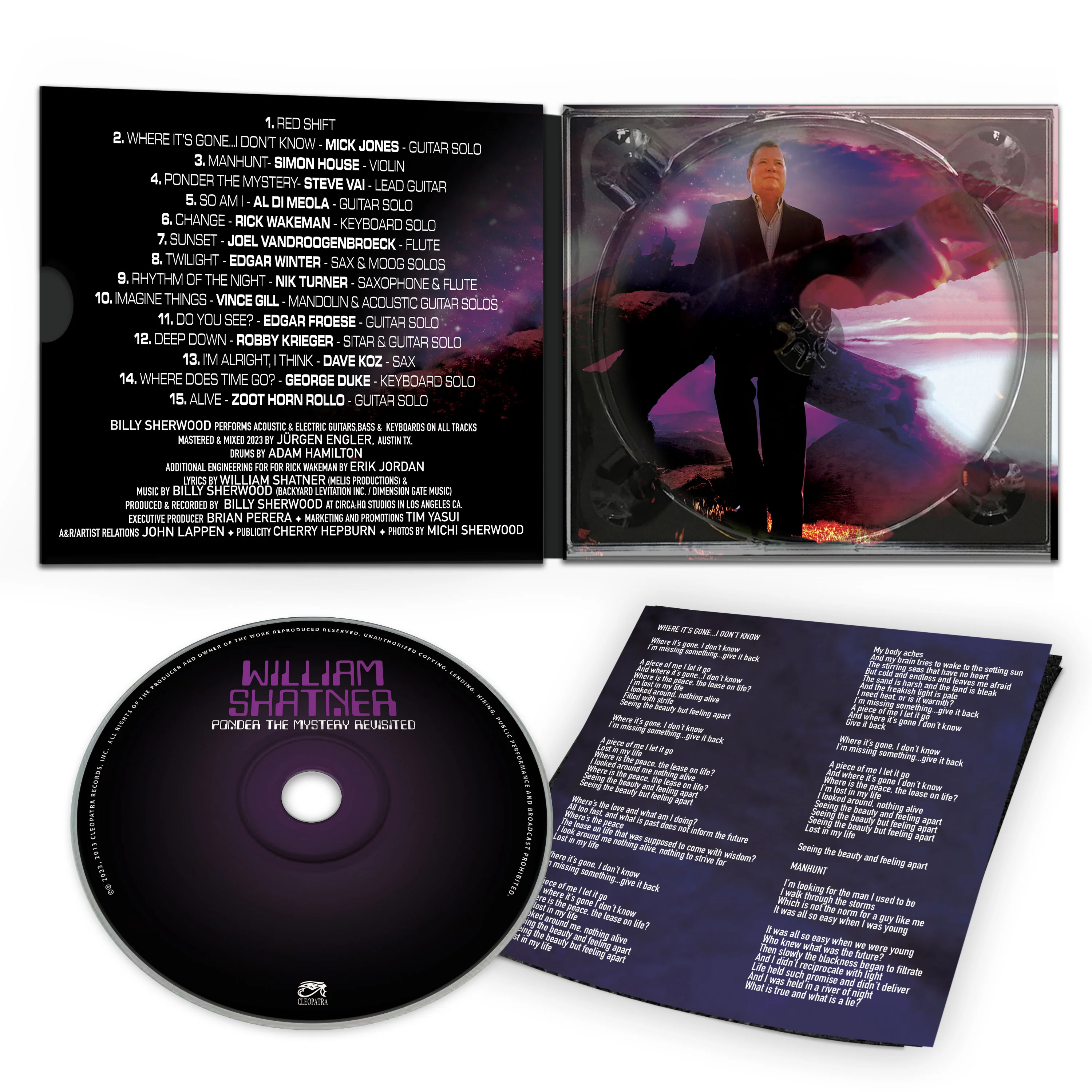 William Shatner - Ponder the Mystery Revisited (CD) - Image 3
