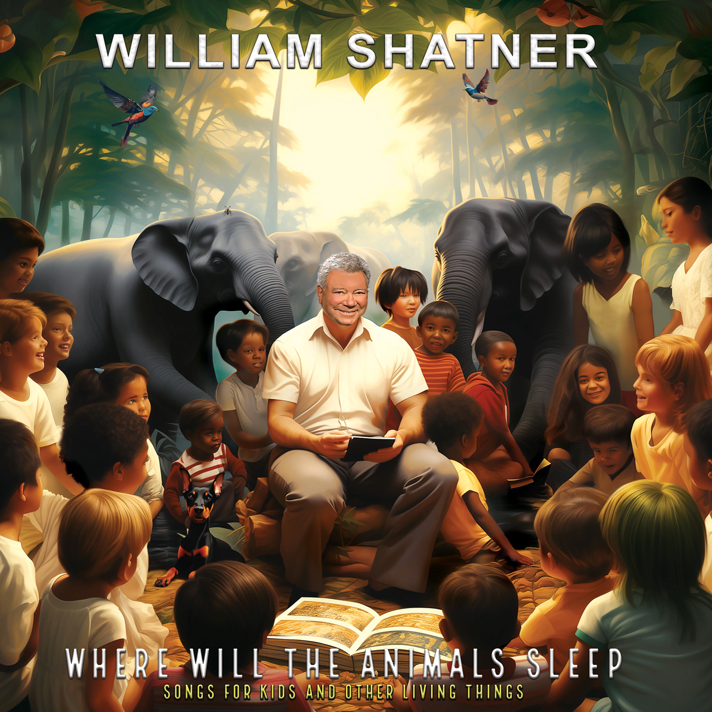 William Shatner - Where Will The Animals Sleep? Songs For Kids And Other Living Things (Green Vinyl) - Image 3