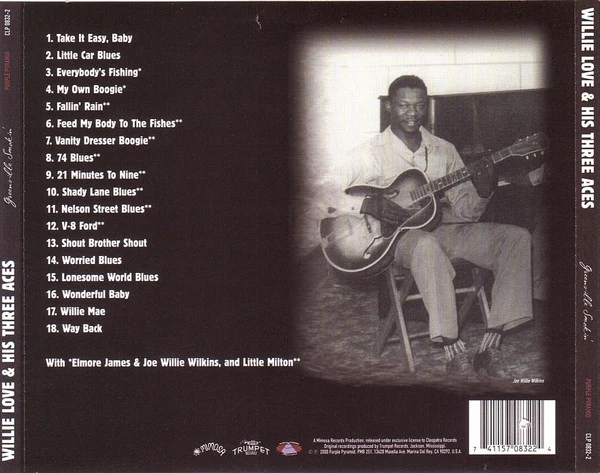 Willie Love And His Three Aces - Greenville Smokin (CD) - Image 2