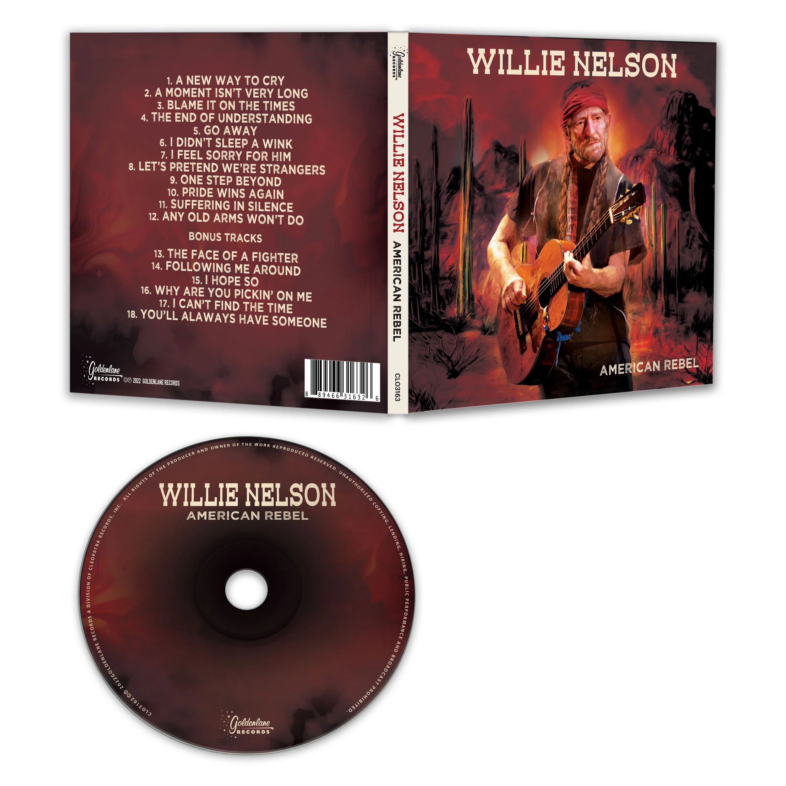 Willie Nelson - American Rebel (CD Digipak) - Image 2
