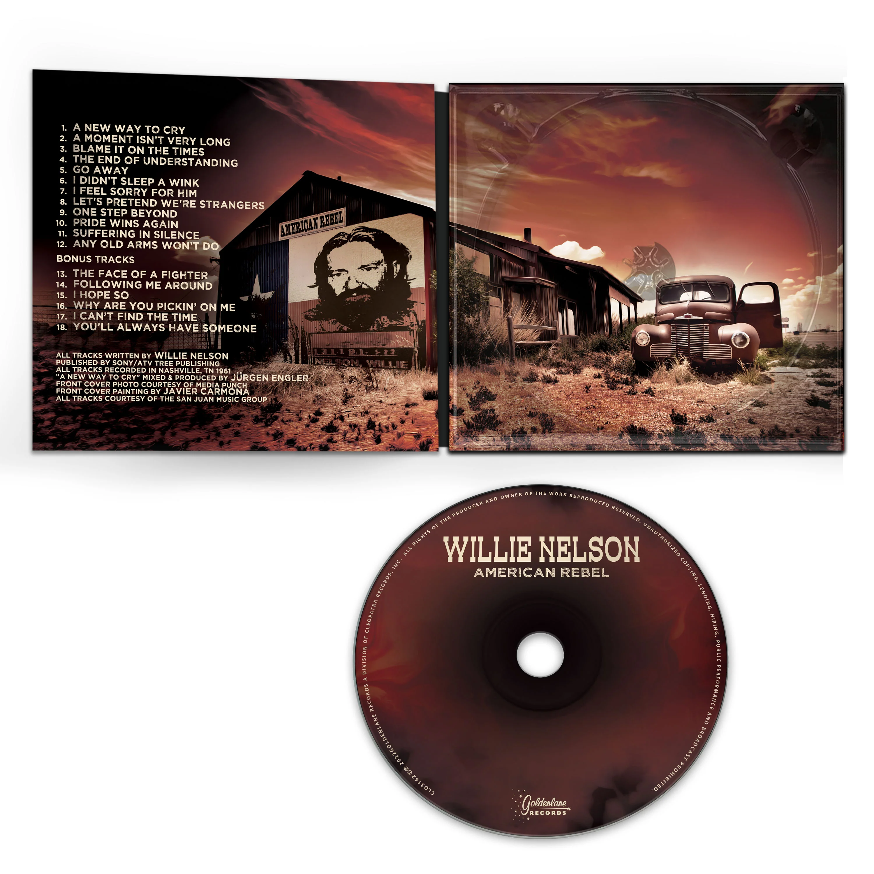 Willie Nelson - American Rebel (CD Digipak) - Image 3