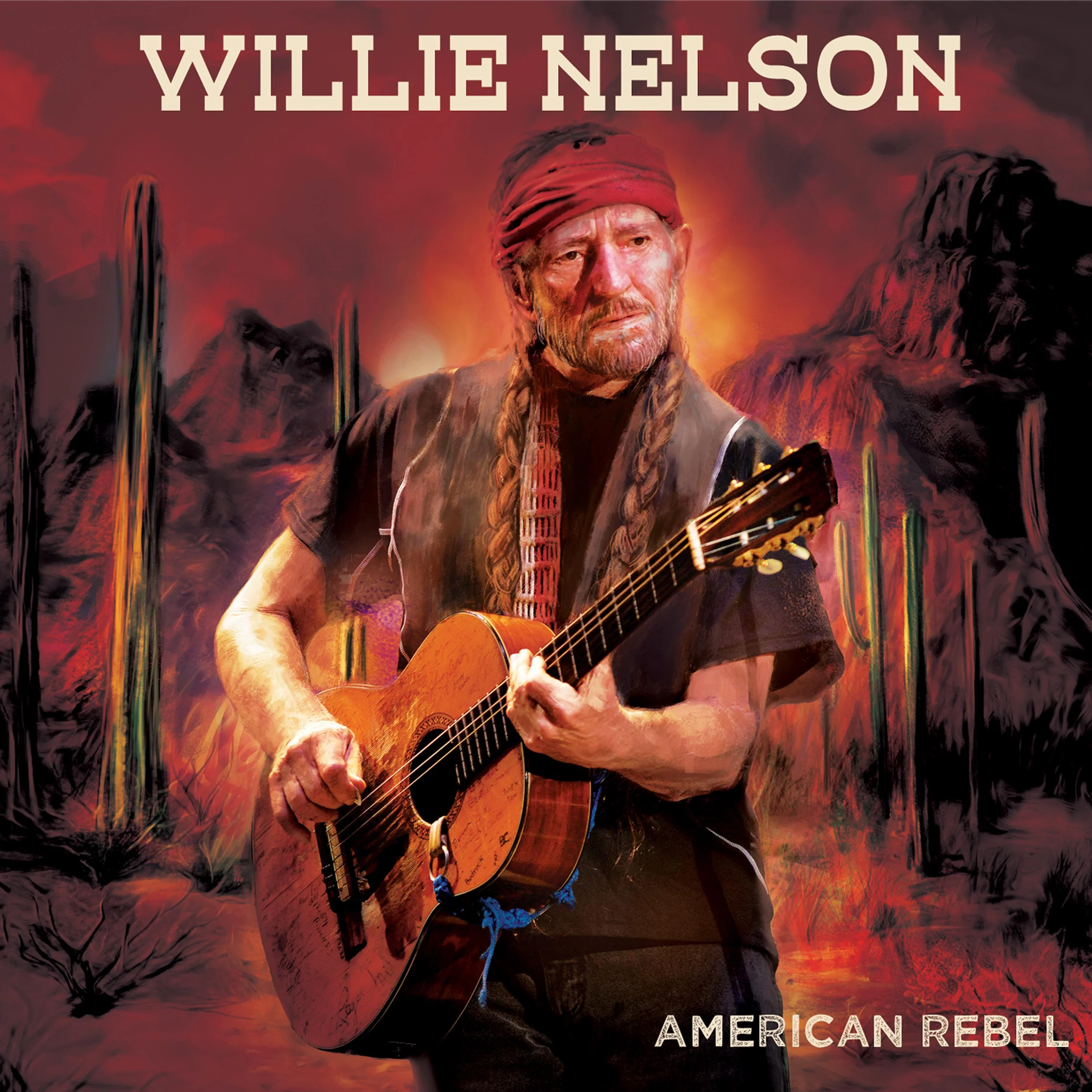 Willie Nelson - American Rebel (Red Marble Vinyl) - Image 4