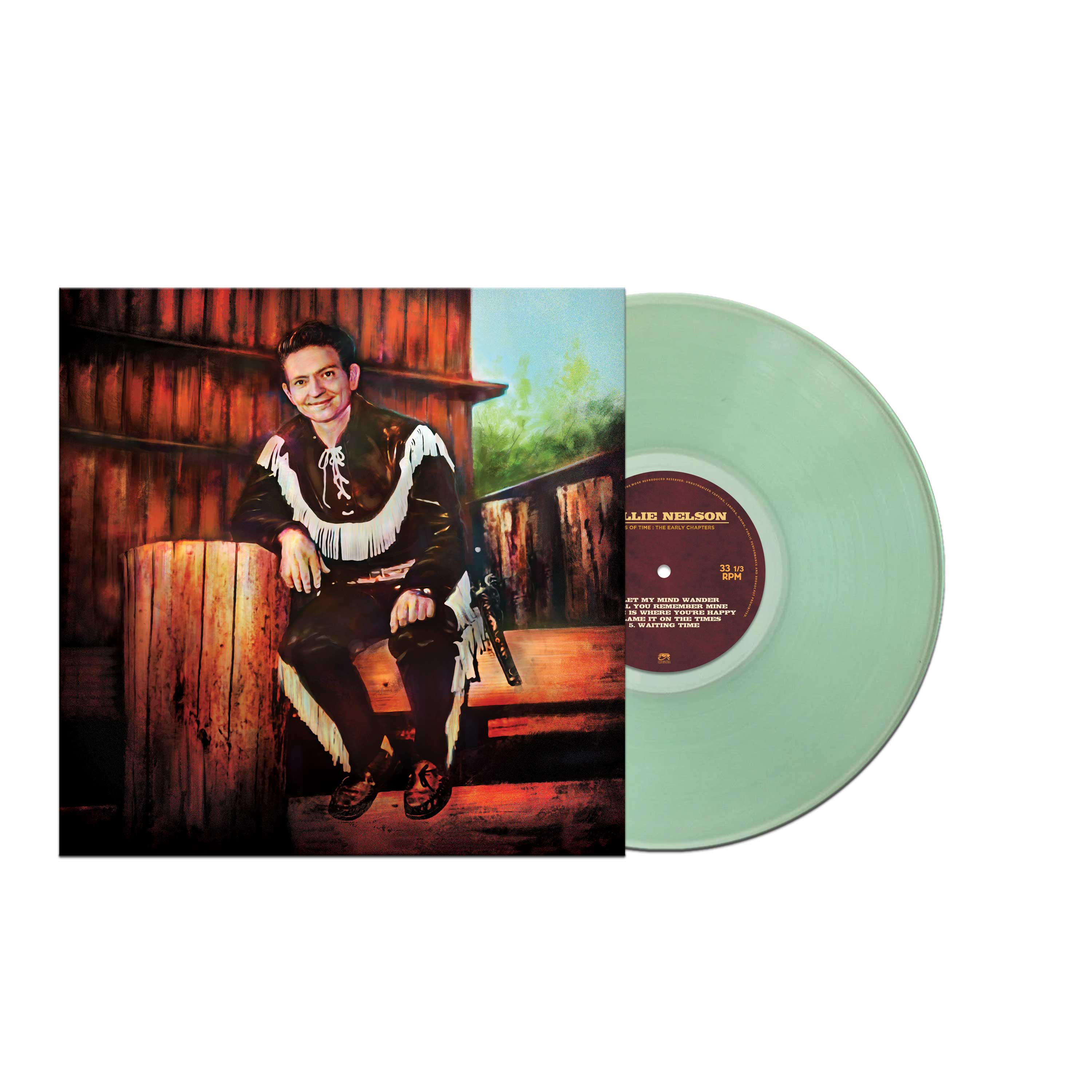 Willie Nelson - Pages Of Time: The Early Chapters (Orange-Coke Bottle Green-Yellow 3 Vinyl Box Set) - Image 3