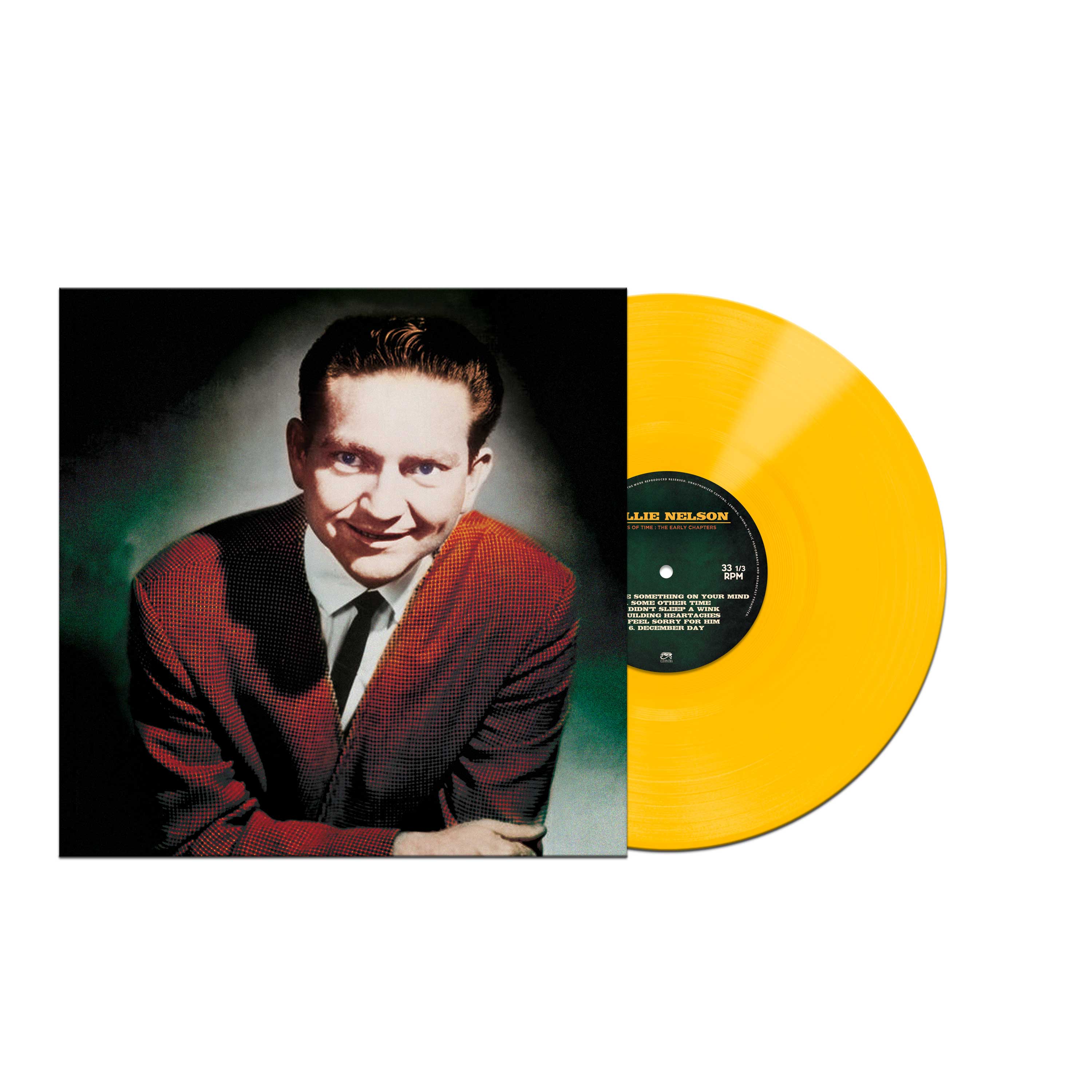 Willie Nelson - Pages Of Time: The Early Chapters (Orange-Coke Bottle Green-Yellow 3 Vinyl Box Set) - Image 4