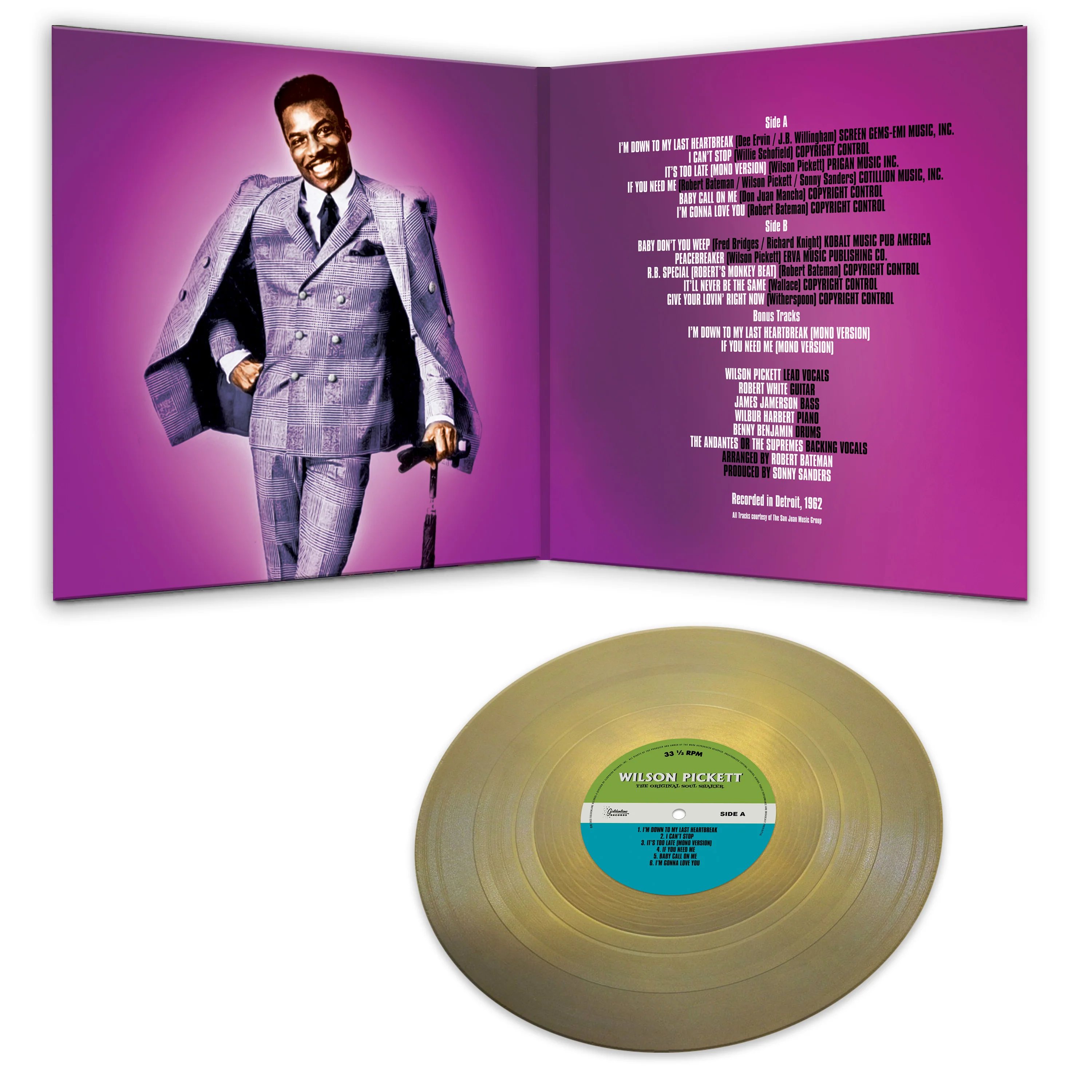 Wilson Picket - The Original Soul Shaker (Limited Edition Gold Vinyl) - Image 3