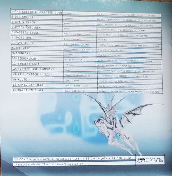 Wired Injections (CD)Industrial , Gothic Electro Wave Klute Psychic TV The Wake Christian Death - Image 2